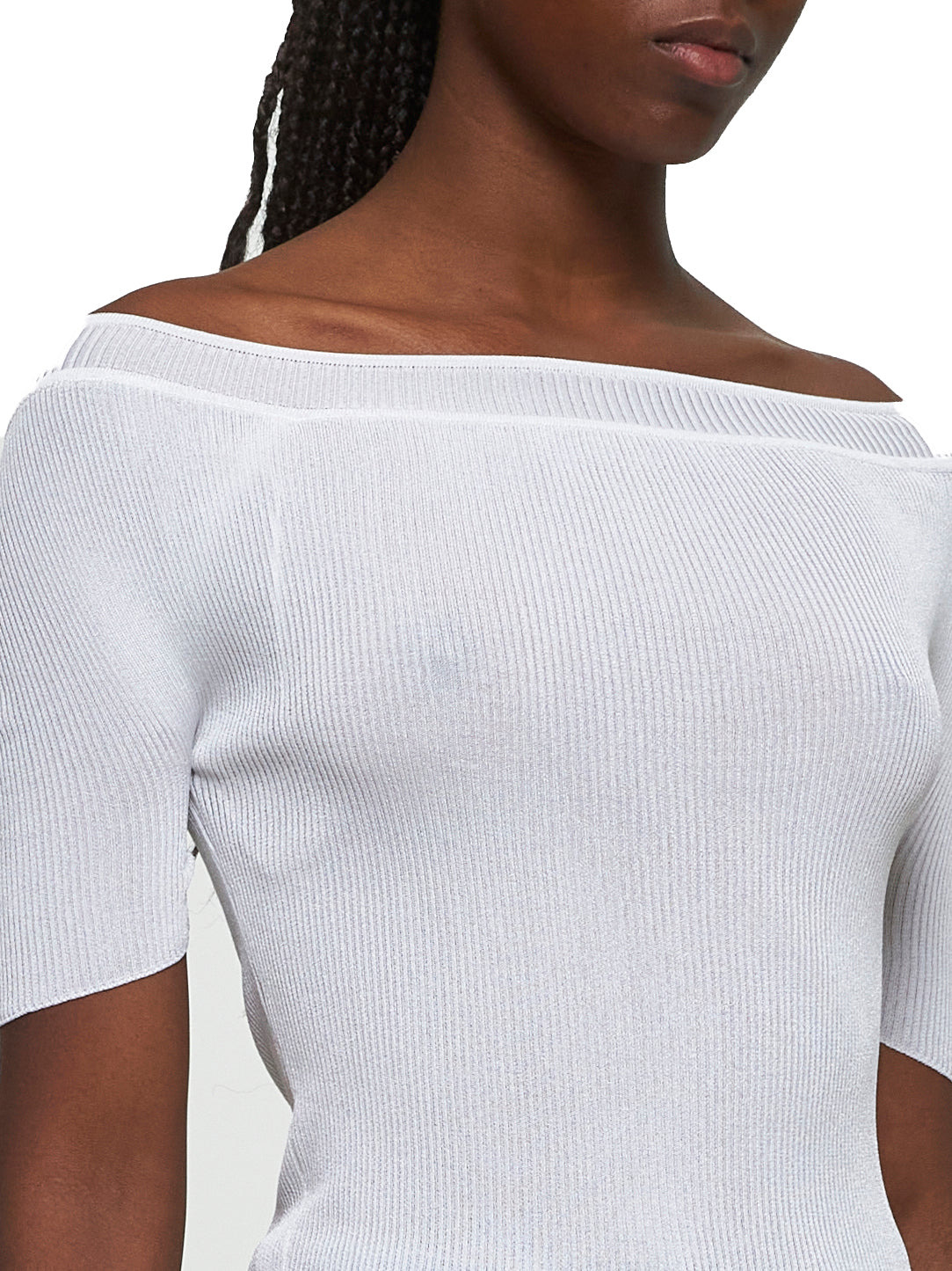 White knit  Nadine top - 5