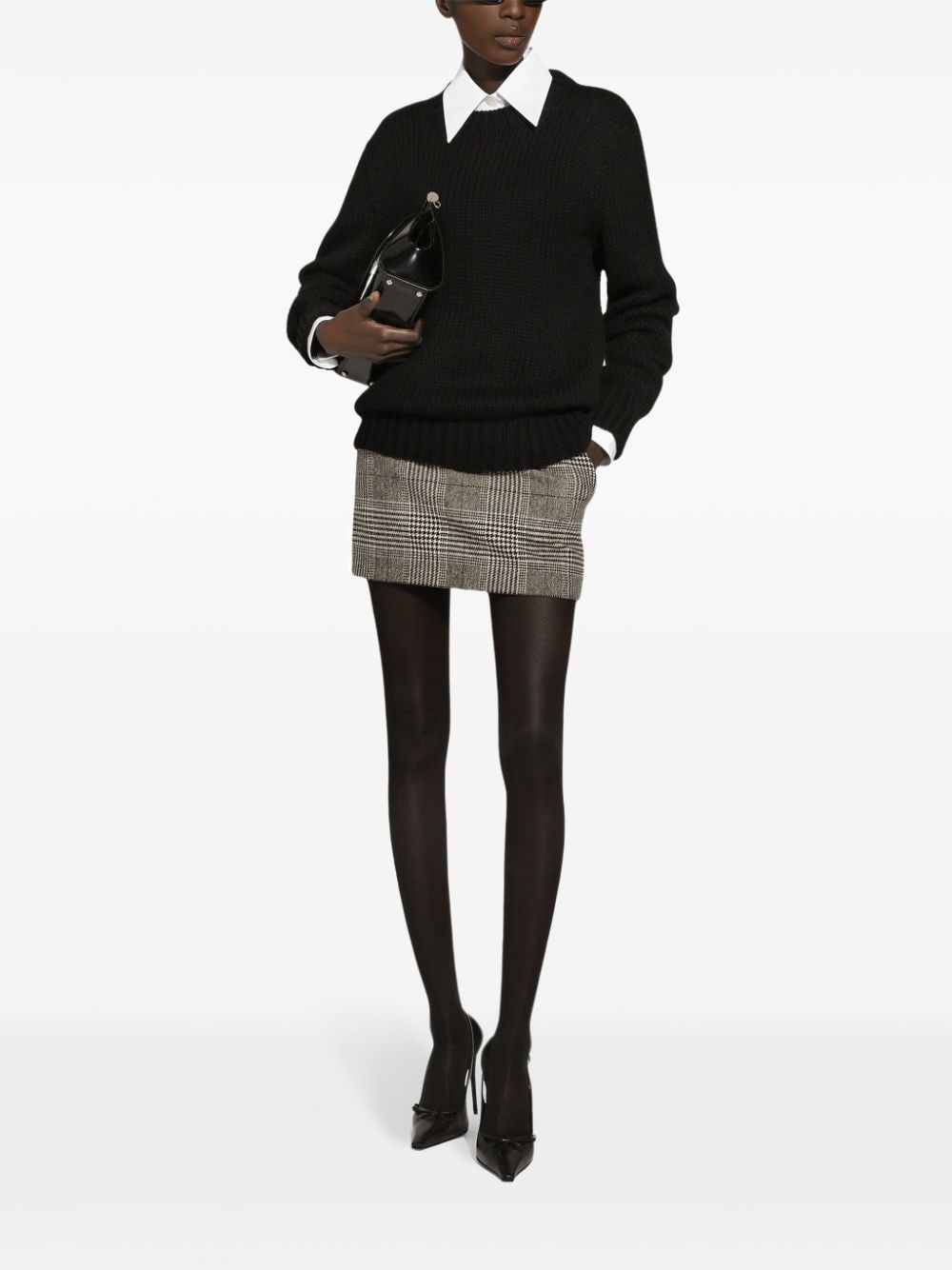 tartan check skirt - 2