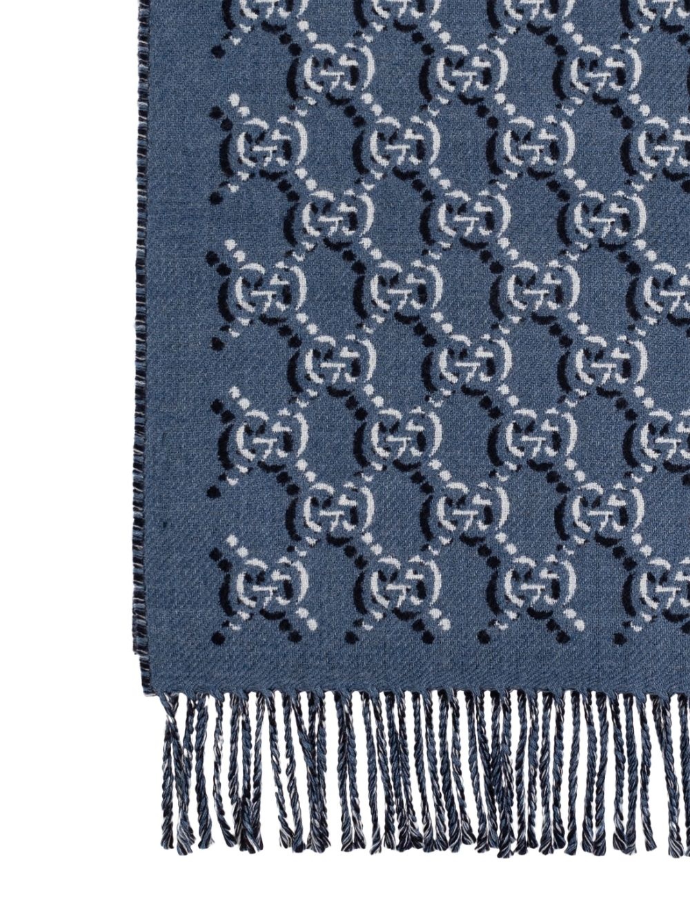 GG Shadow wool scarf - 2