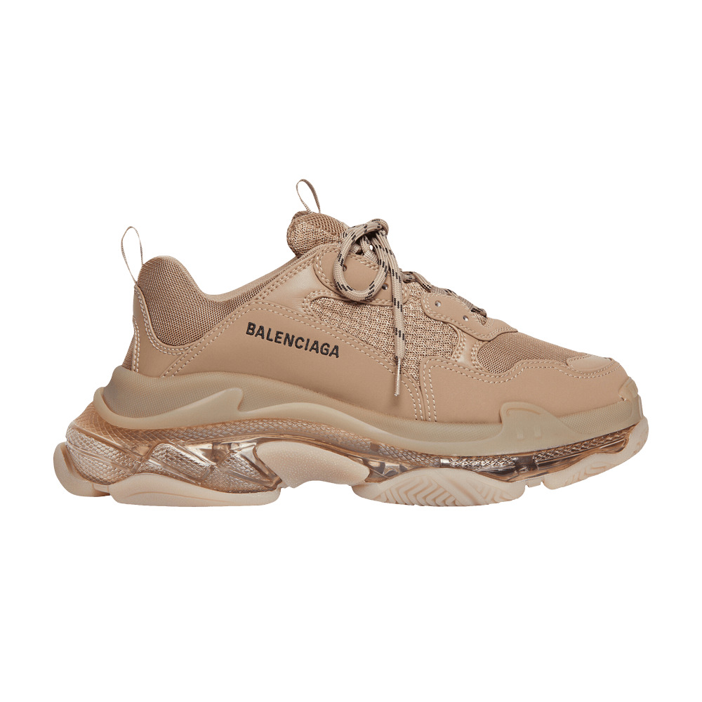 Balenciaga Triple S Sneaker 'Clear Sole - Light Brown' - 1