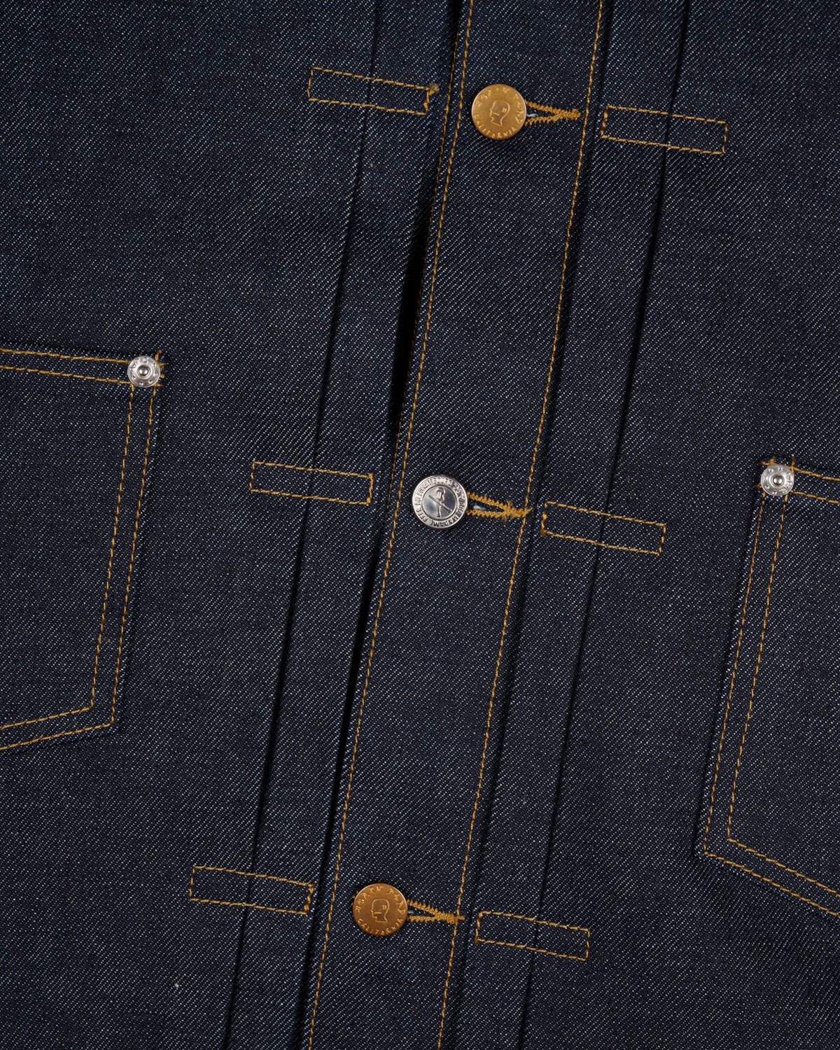 Brain Dead x A.P.C. Selvedge Trucker Jacket - Indigo - 3