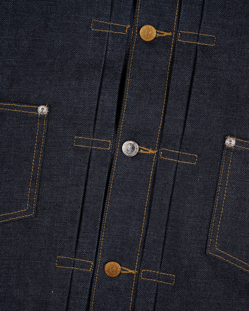 Brain Dead x A.P.C. Selvedge Trucker Jacket - Indigo 3