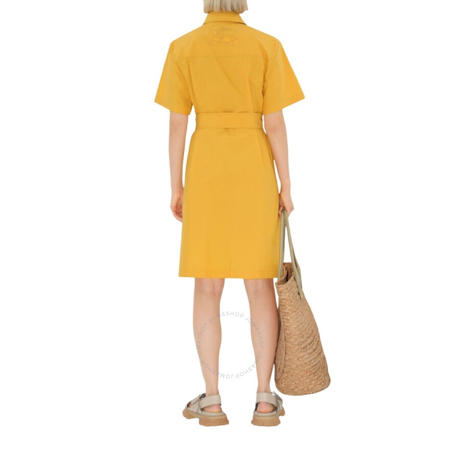 Burberry Short-Sleeve Cotton Blend Shirt Dress - 4