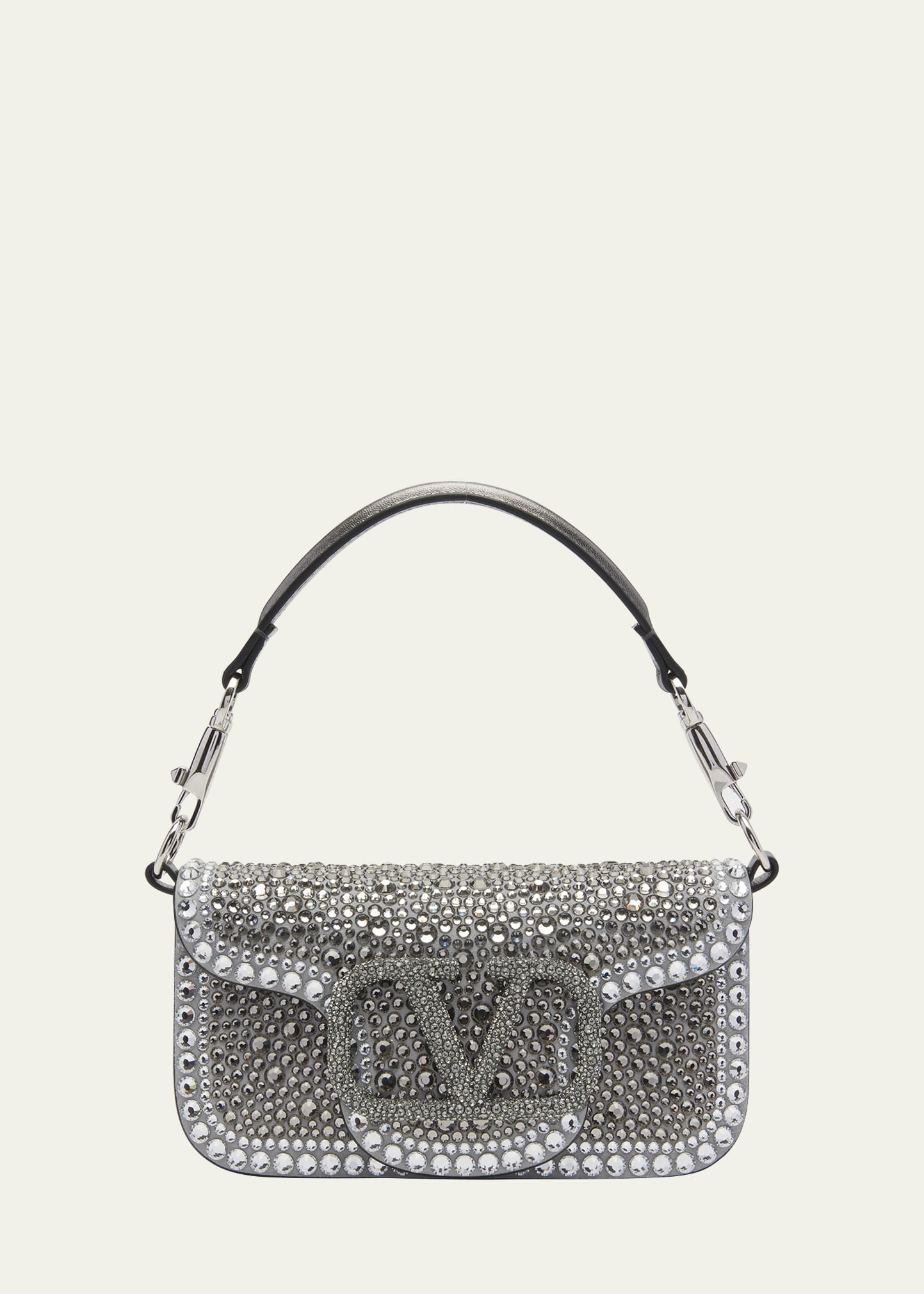 Loco Small Rhinestone Shoulder Bag - 1