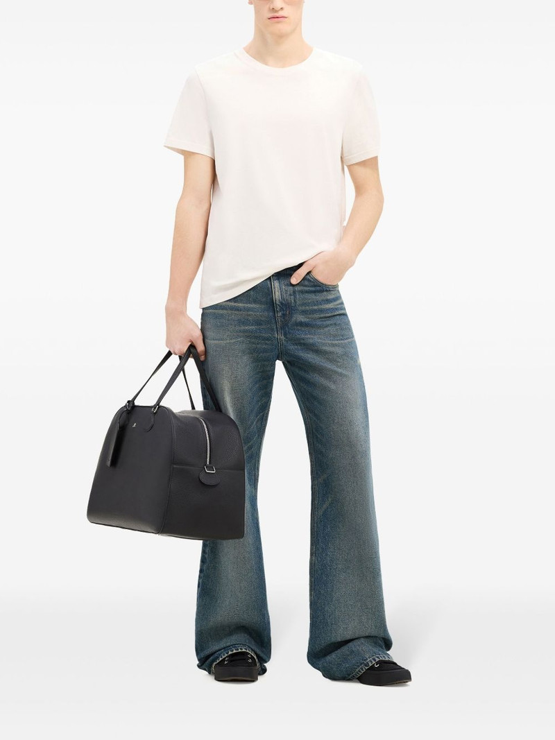 courrèges logo-embroidered cotton T-shirt outlook