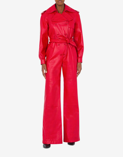 Moschino NAPPA LEATHER JUMPSUIT outlook