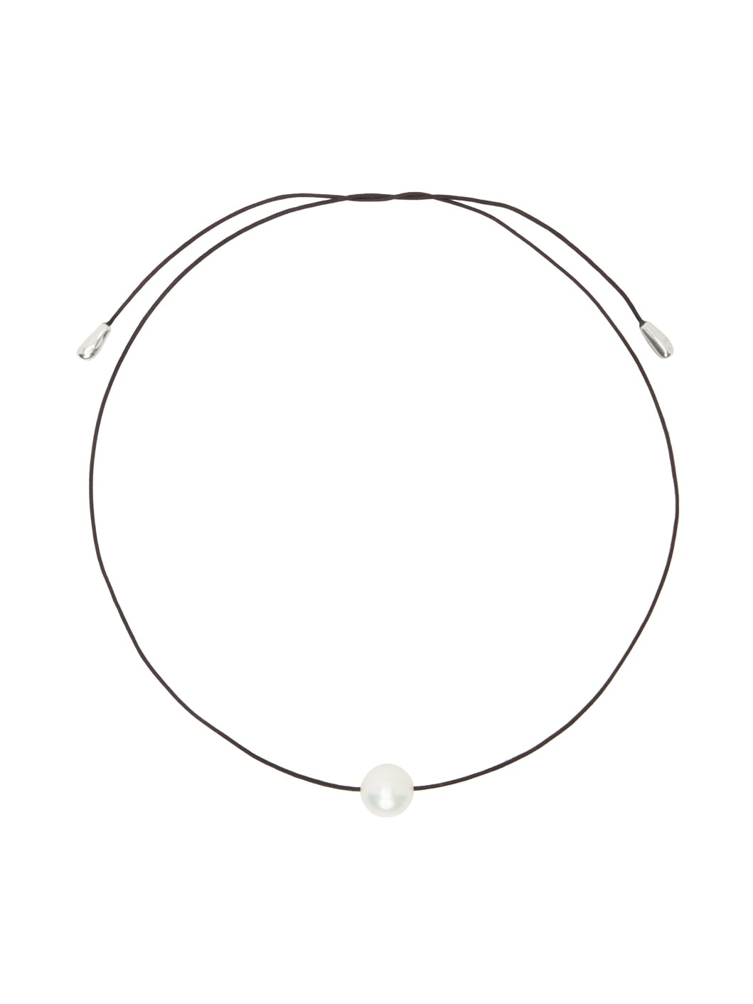 Brown Emilie Freshwater Pearl Choker - 2
