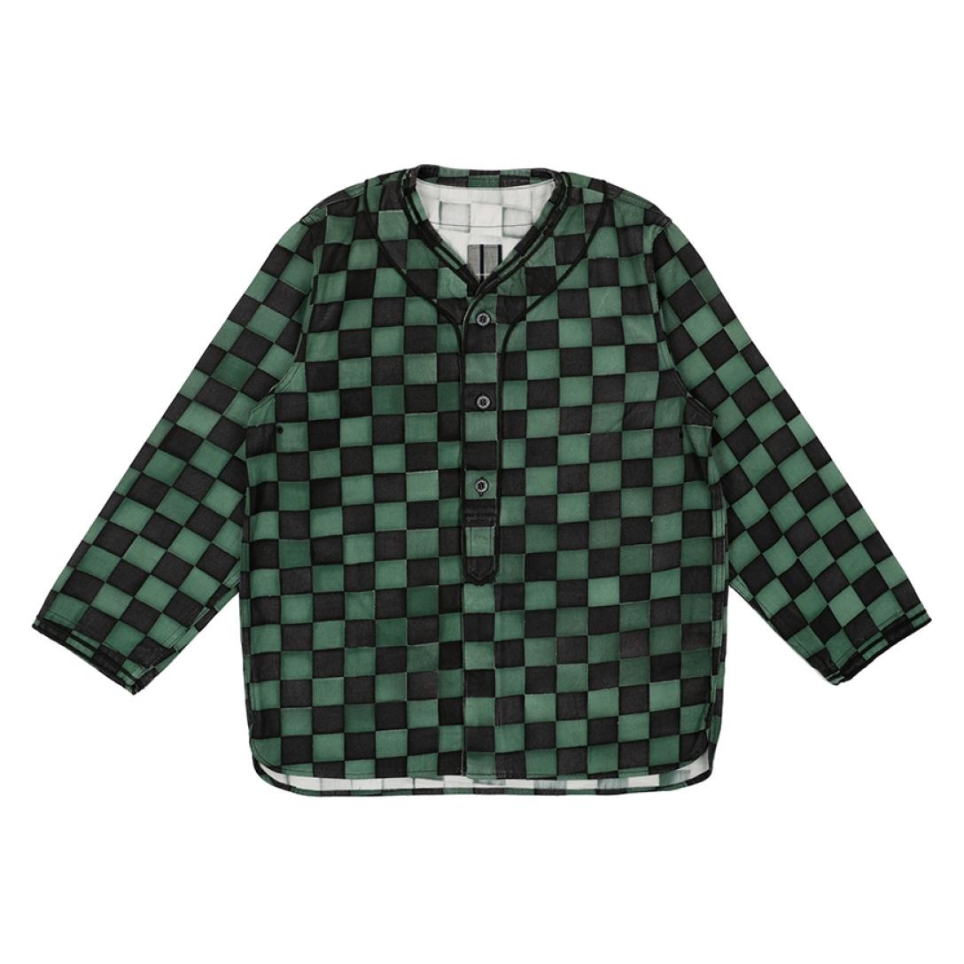 DUGOUT SHIRT L/S GREEN - 1