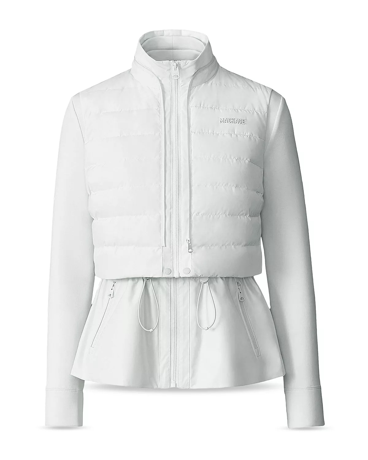 Priscilla 3-in-1 Mixed Media Light Down Jacket - 8