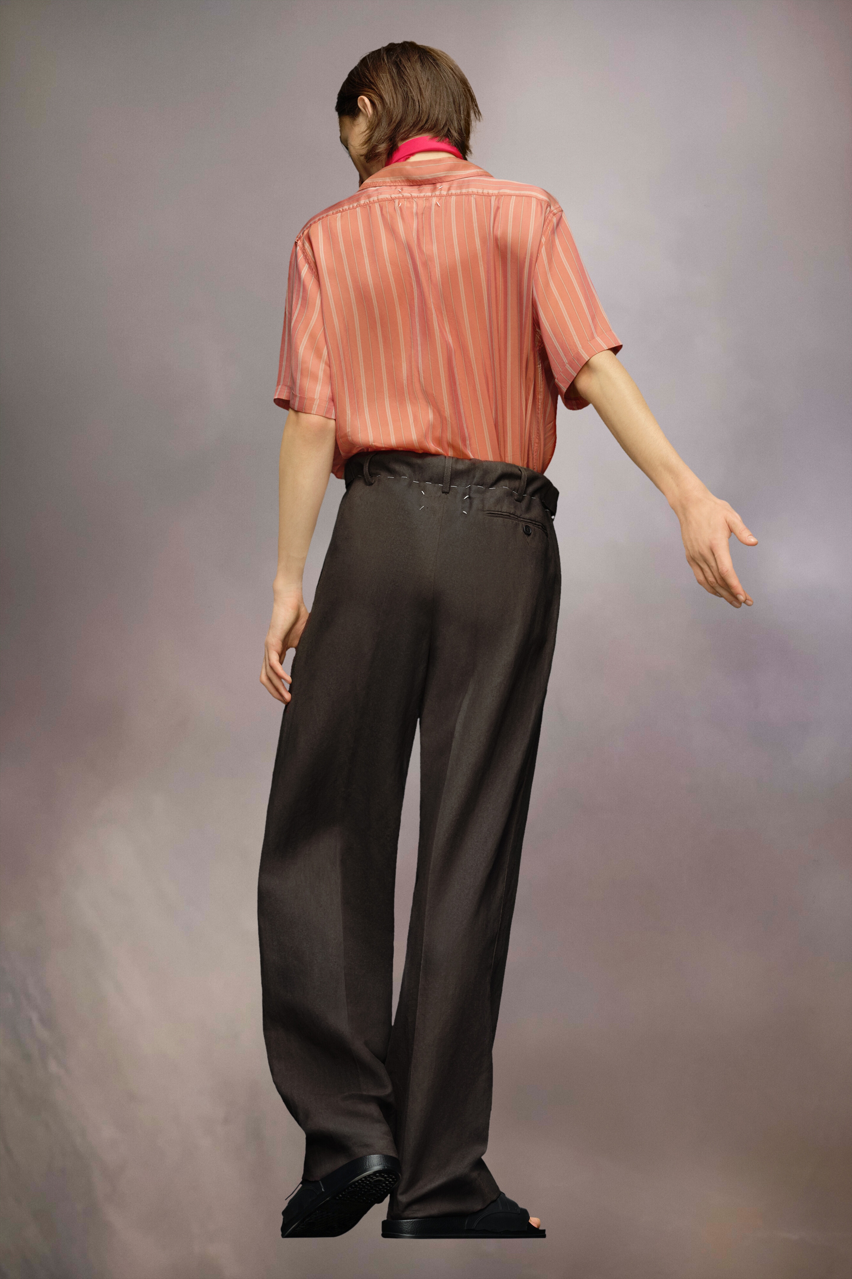 Wool linen trousers - 4