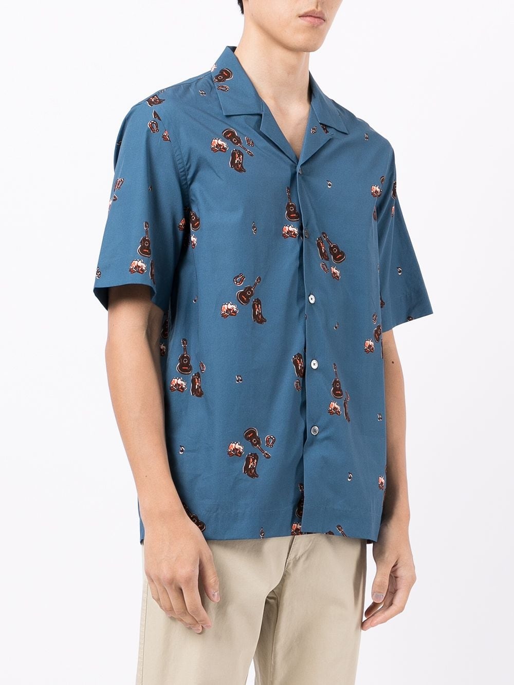 Cowboy Campfire print shirt - 3