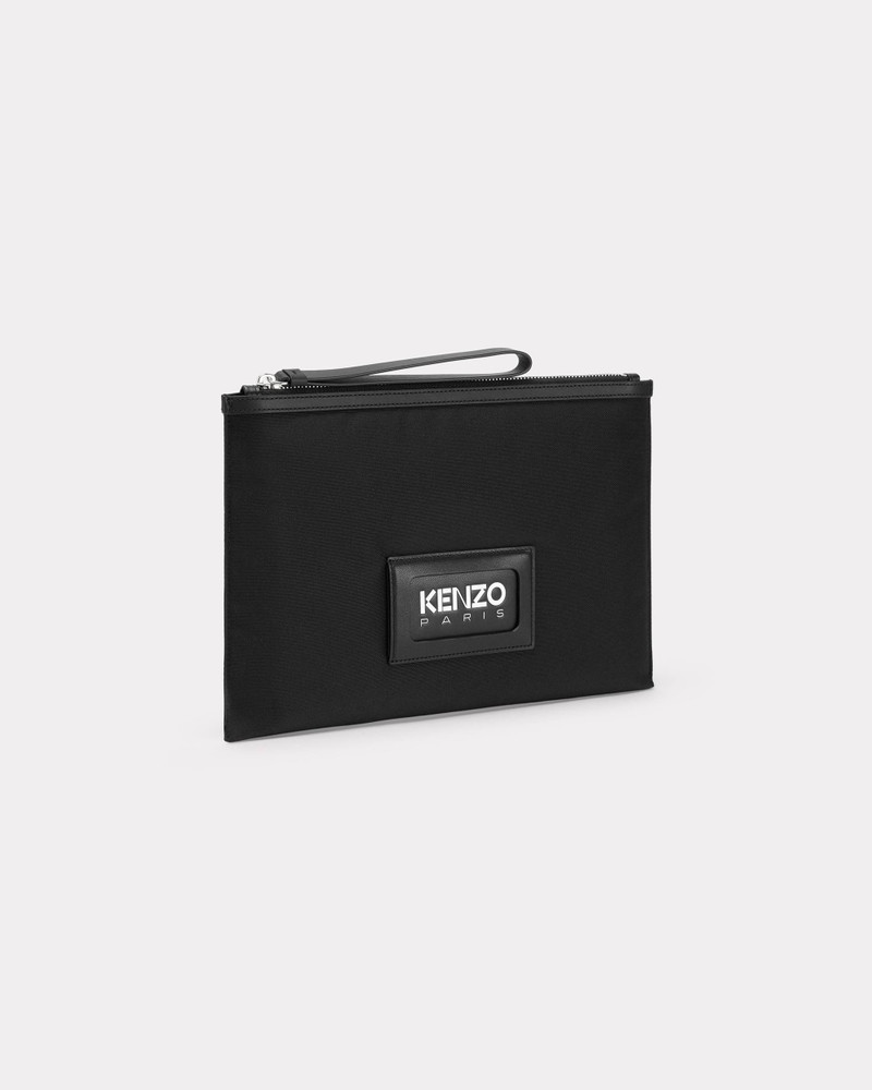 Large 'KENZOGRAPHY' nylon clutch 1
