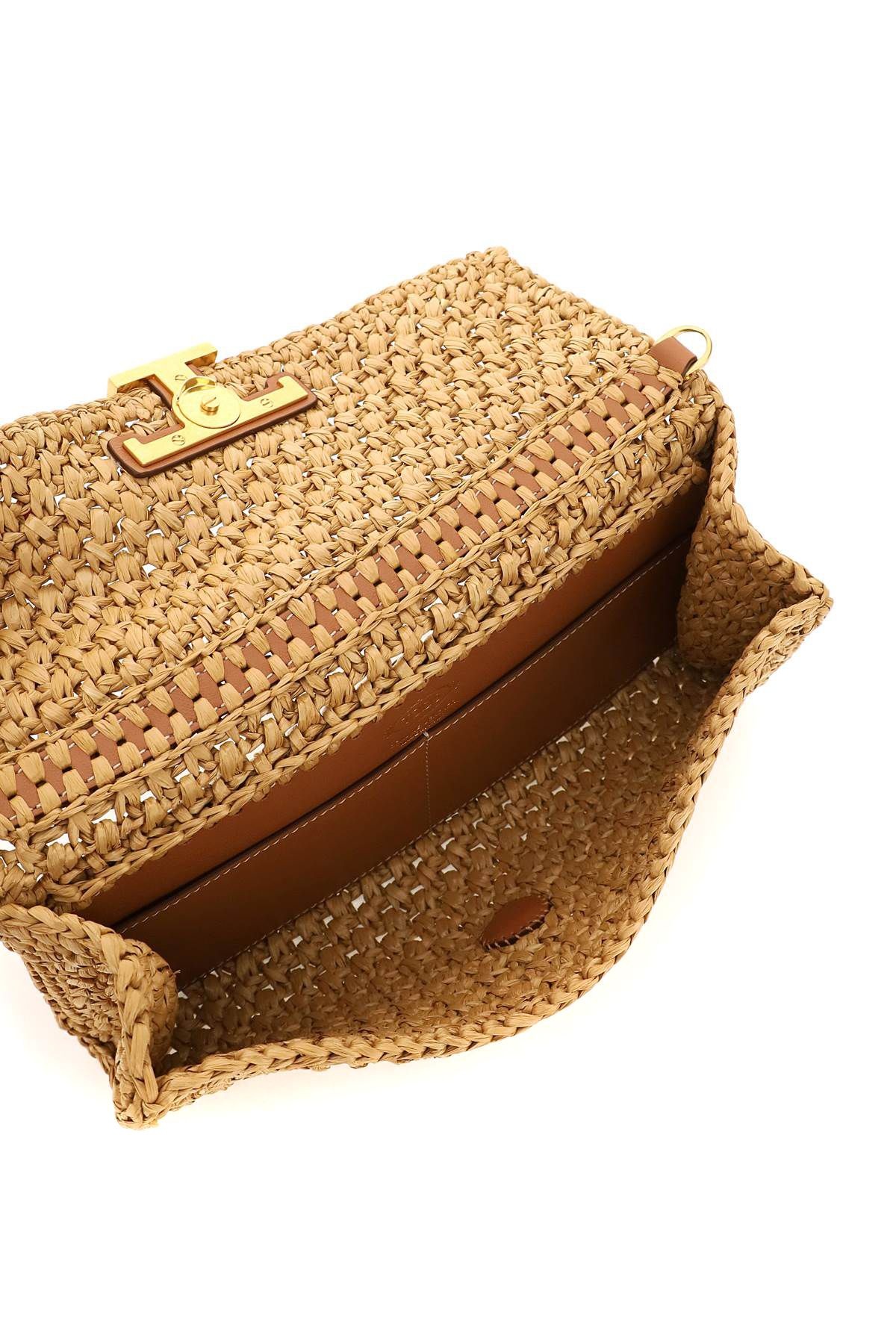 WOVEN RAFFIA POUCH - 4