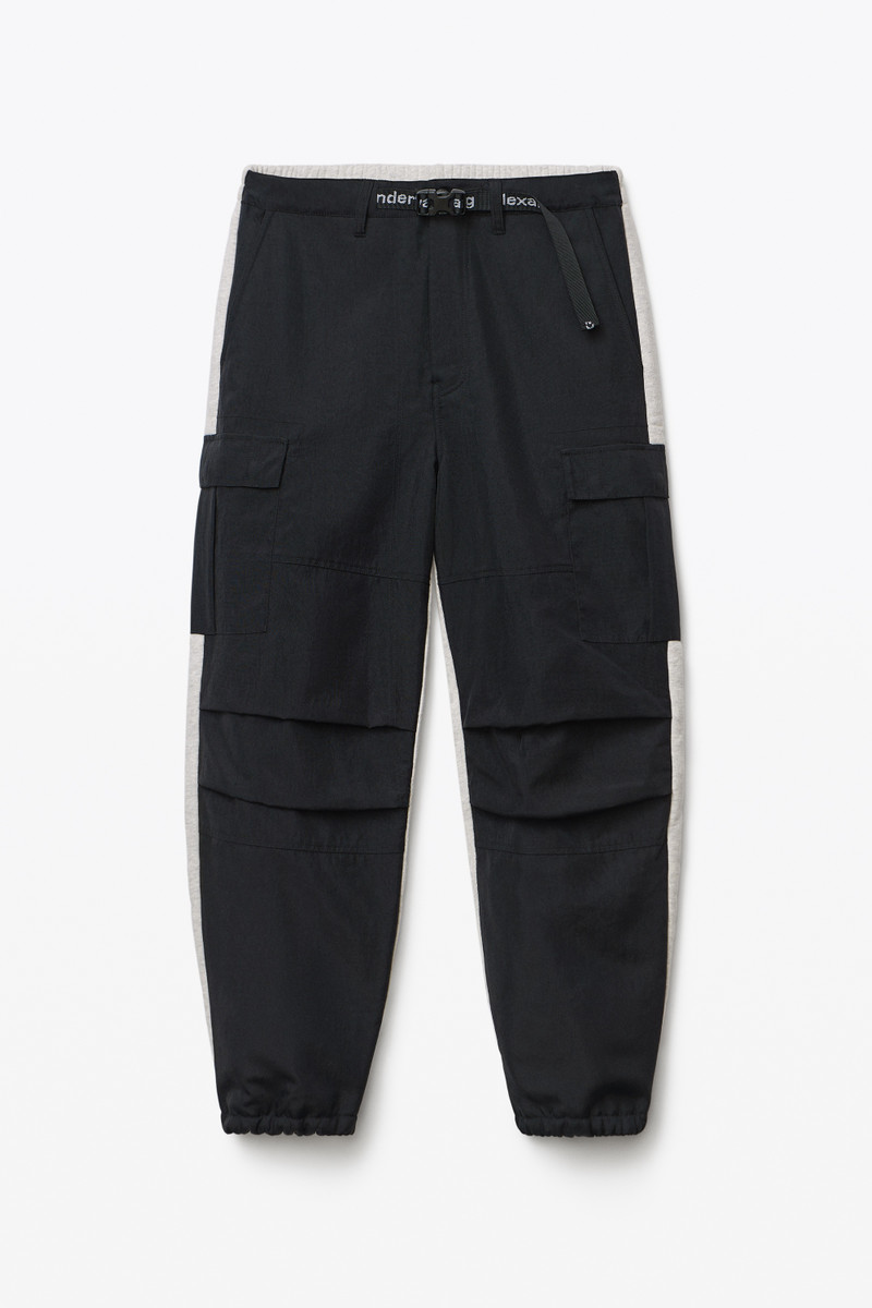 HYBRID CARGO PANT IN NYLON AND TERRY 1
