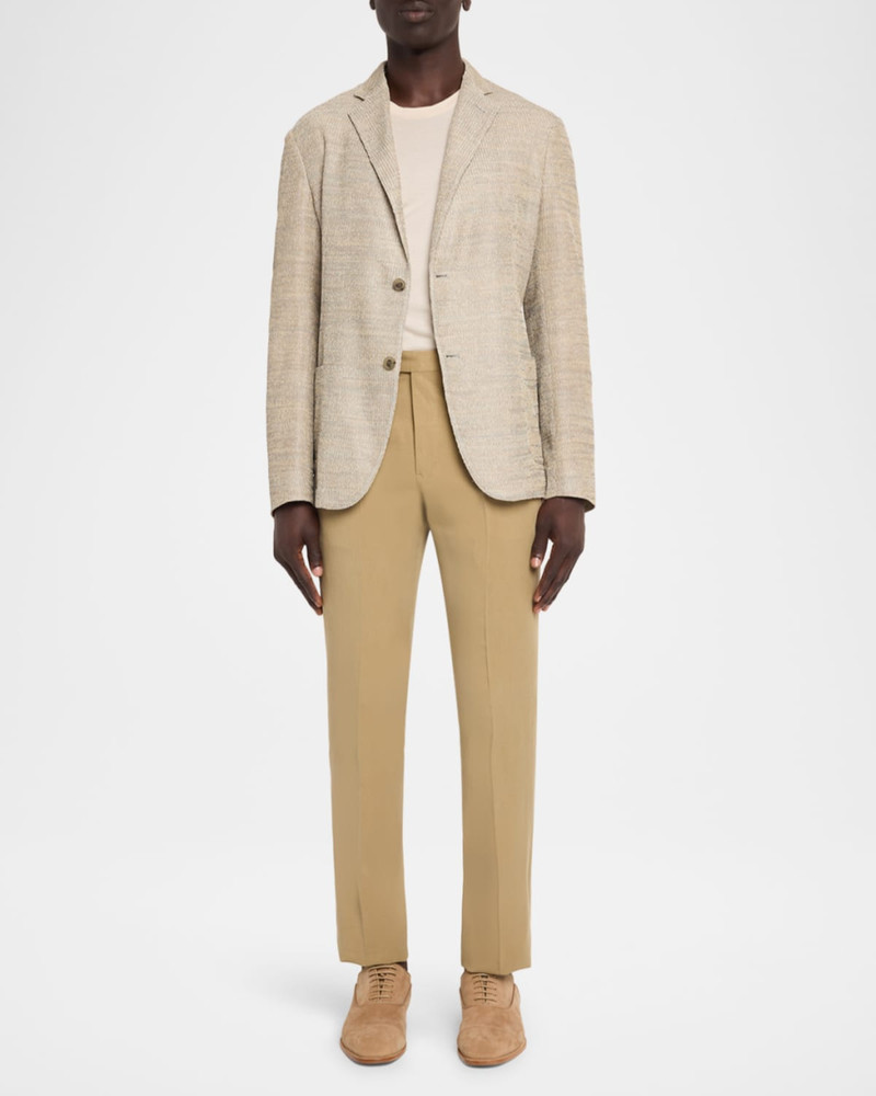 EMPORIO ARMANI Men's Cotton Textured Knit Blazer outlook