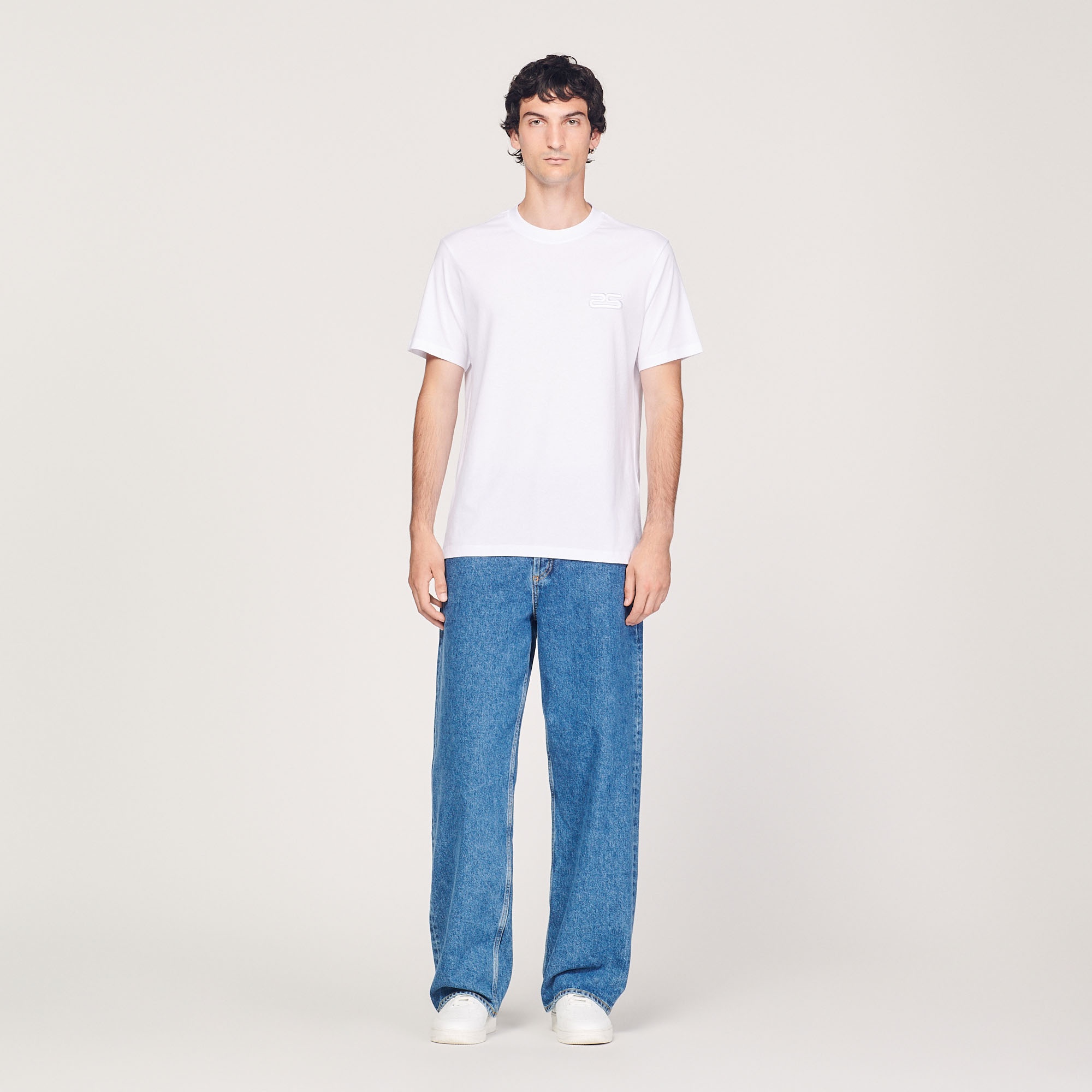 Organic cotton T-shirt with embroidery - 3
