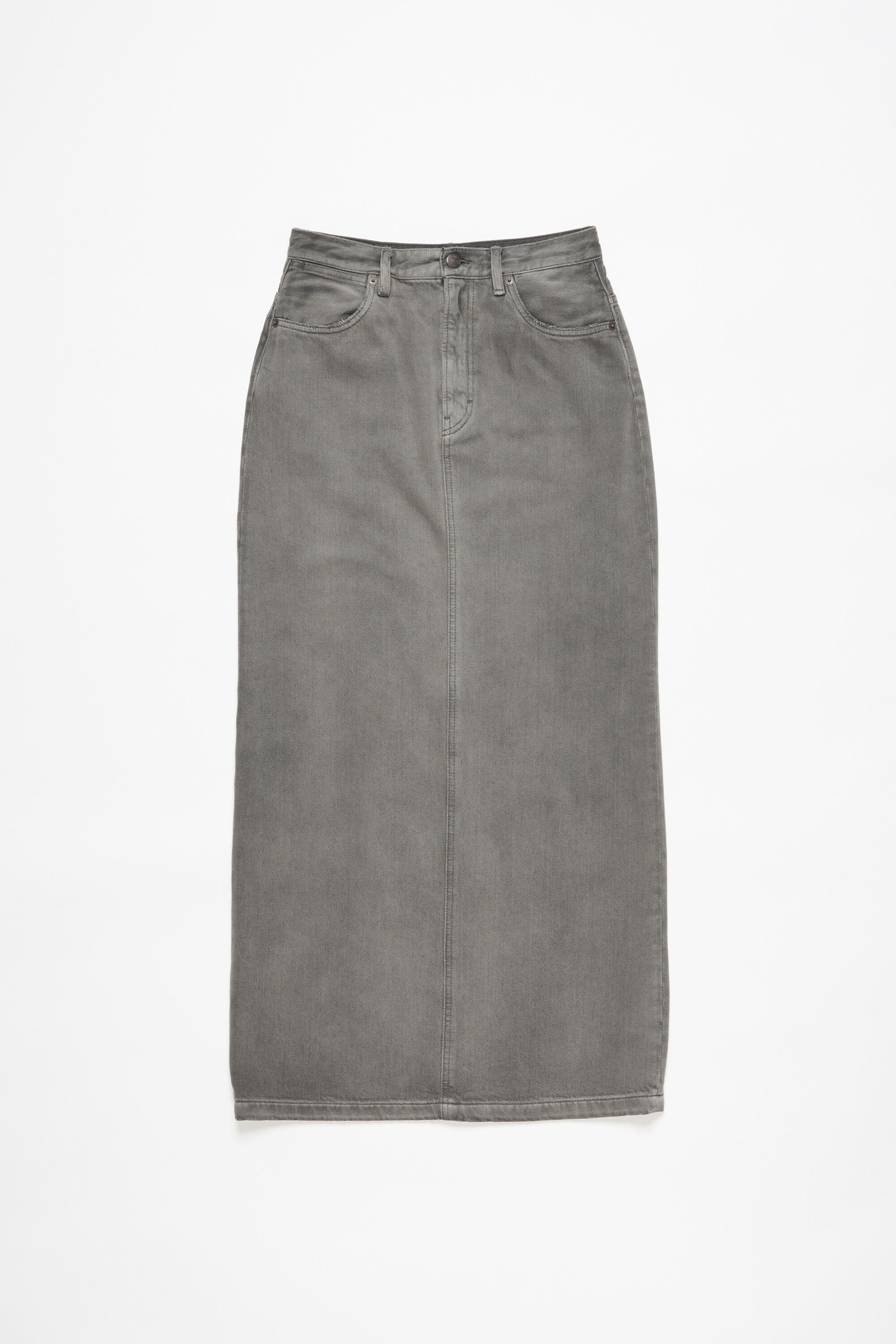 Denim skirt - Anthracite grey - 1