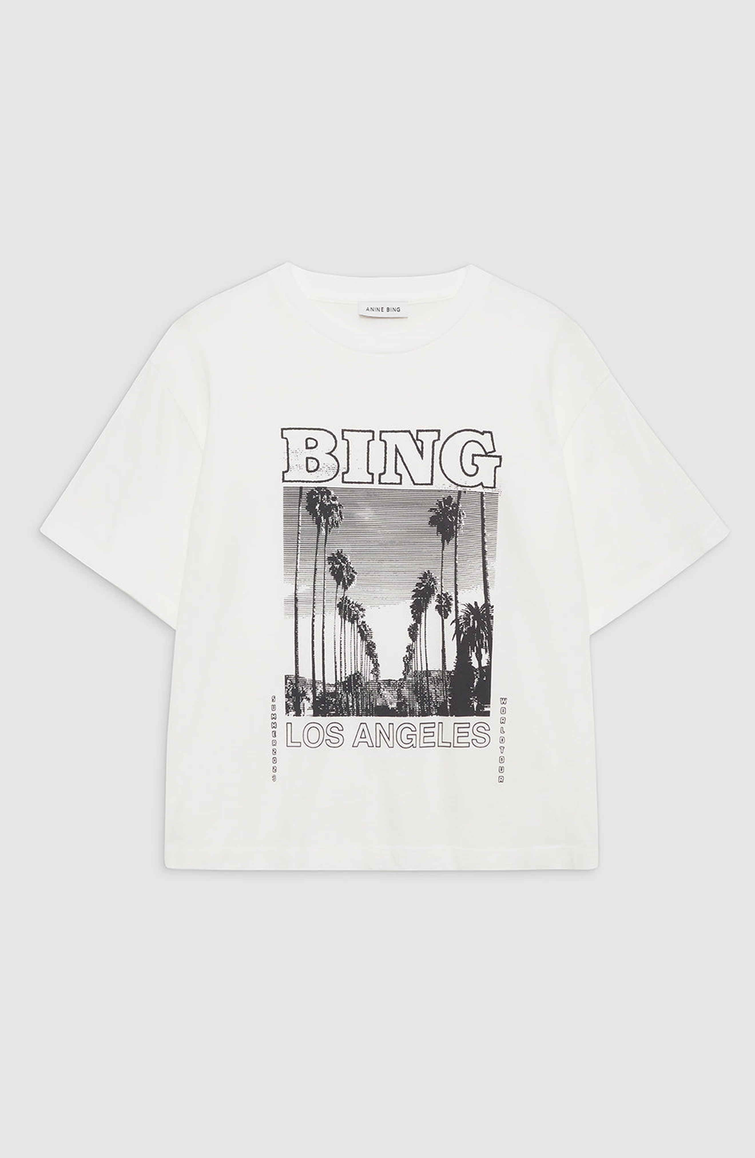 ANINE BING Louis Tee Bing Tour in Ivory at Nordstrom - 4
