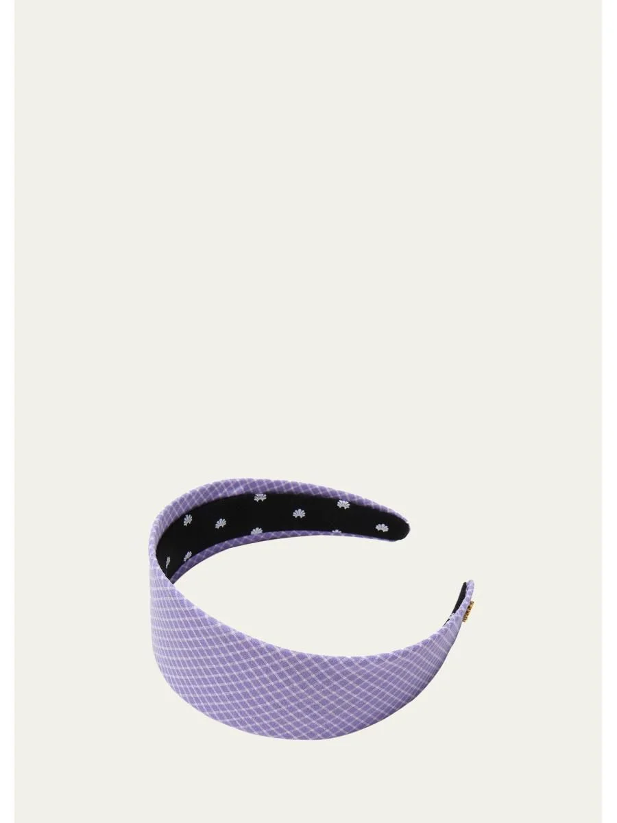 Brigitte Seersucker Headband - 1