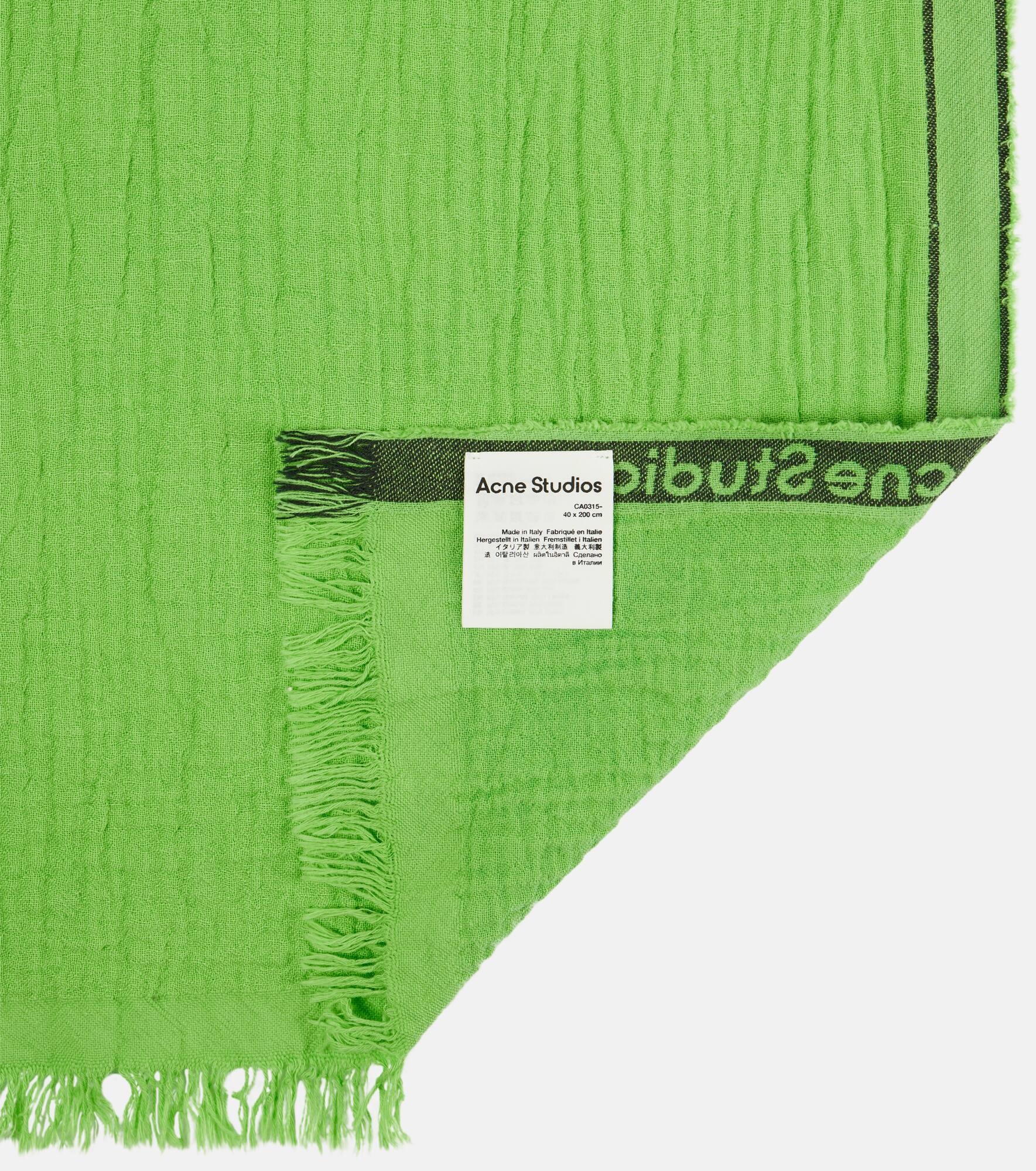 Cotton and linen scarf - 5