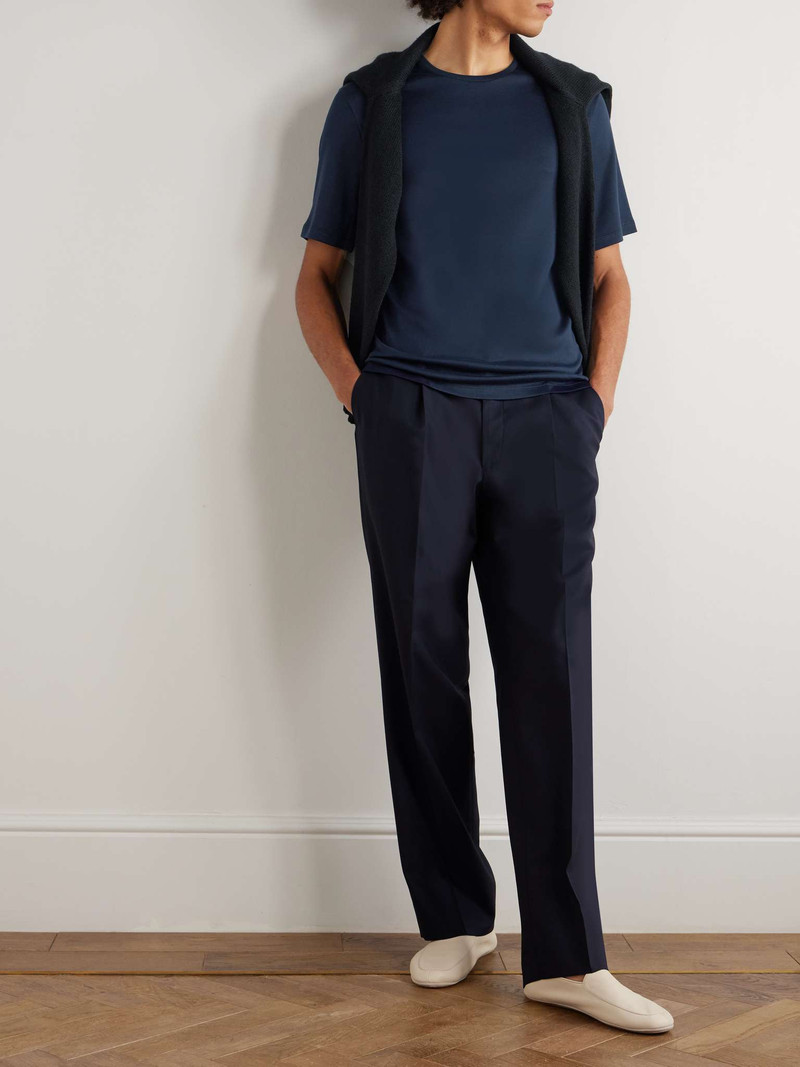 Loro Piana Tremezzo Sea Island Cotton-Jersey T-Shirt outlook