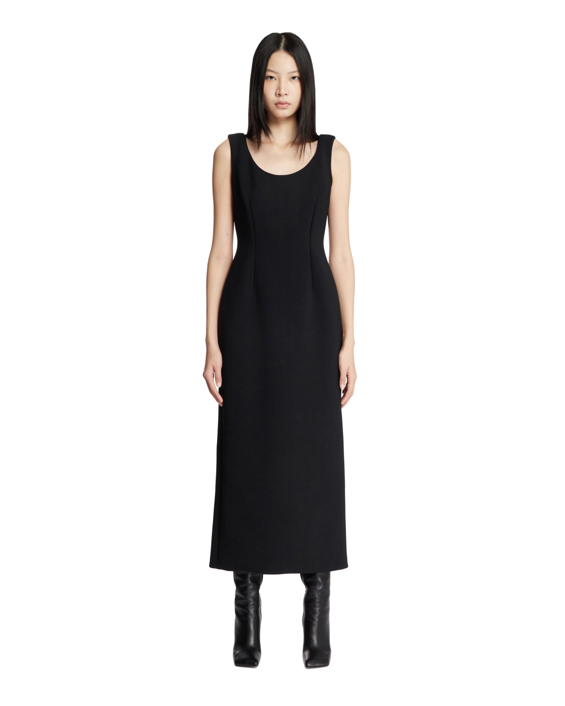 Black Midi Dress - 1