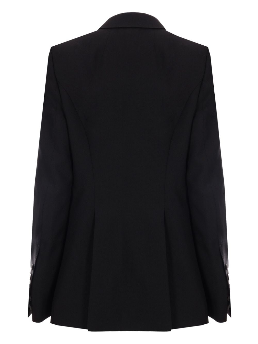 double-breasted wool blazer - 2