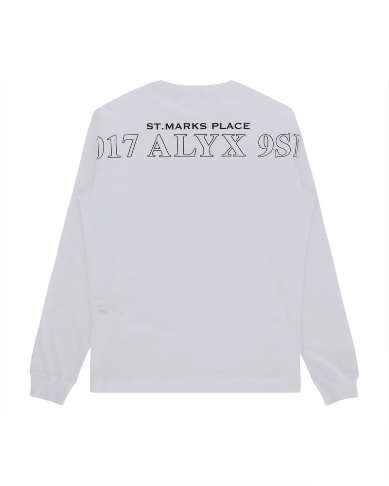 1017 ALYX 9SM PRINTED LOGO LONG SLEEVE T-SHIRT outlook
