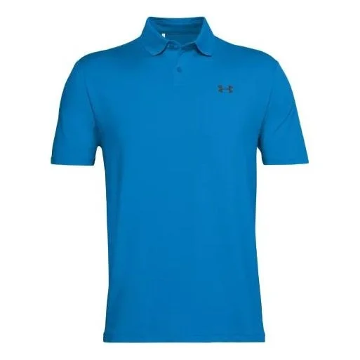 Men's Under Armour Performance 2.0 Casual Solid Color Polo Shirt Blue 1342080-428 - 1