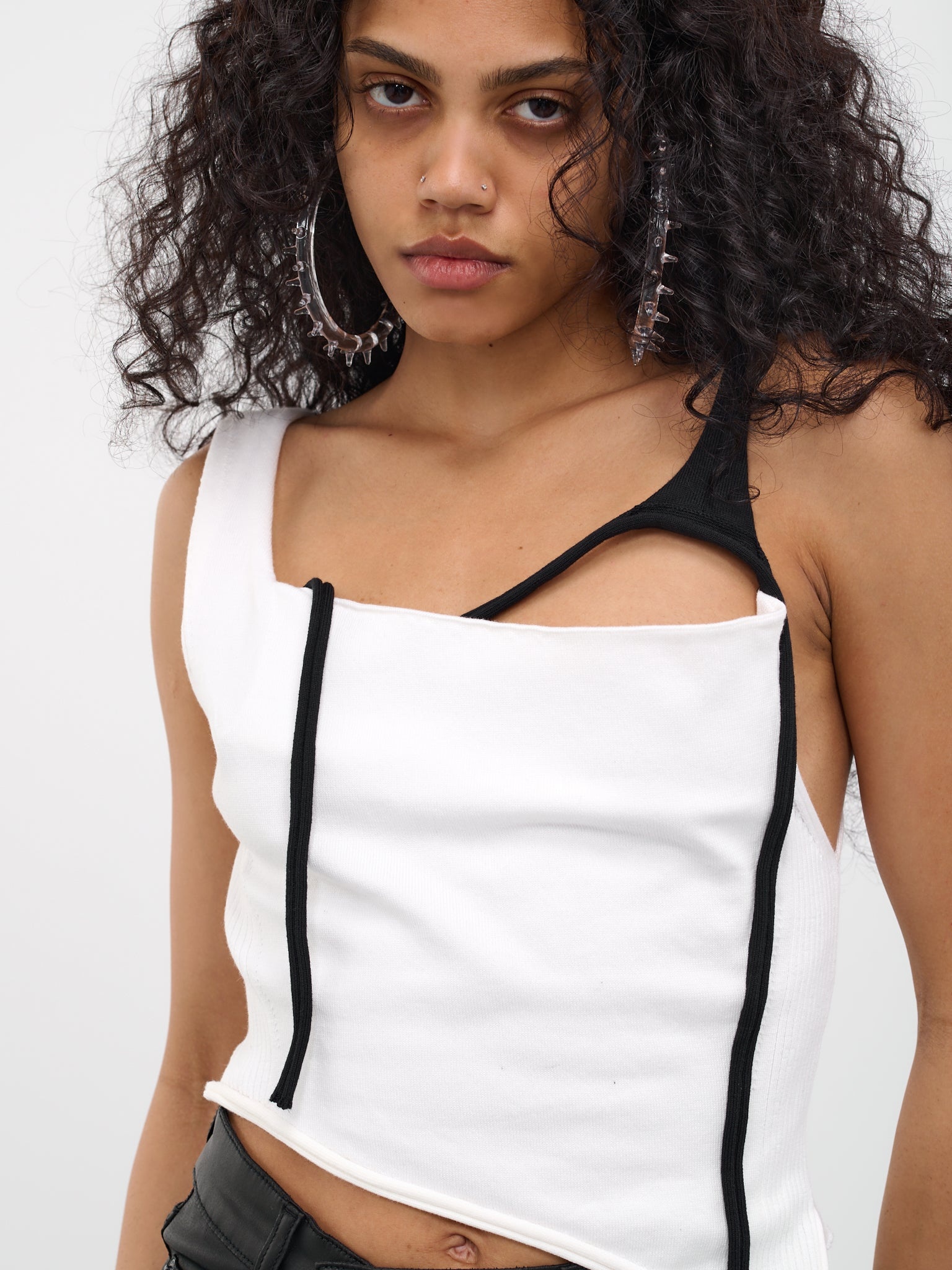 Asymmetric Bustier Top - 4