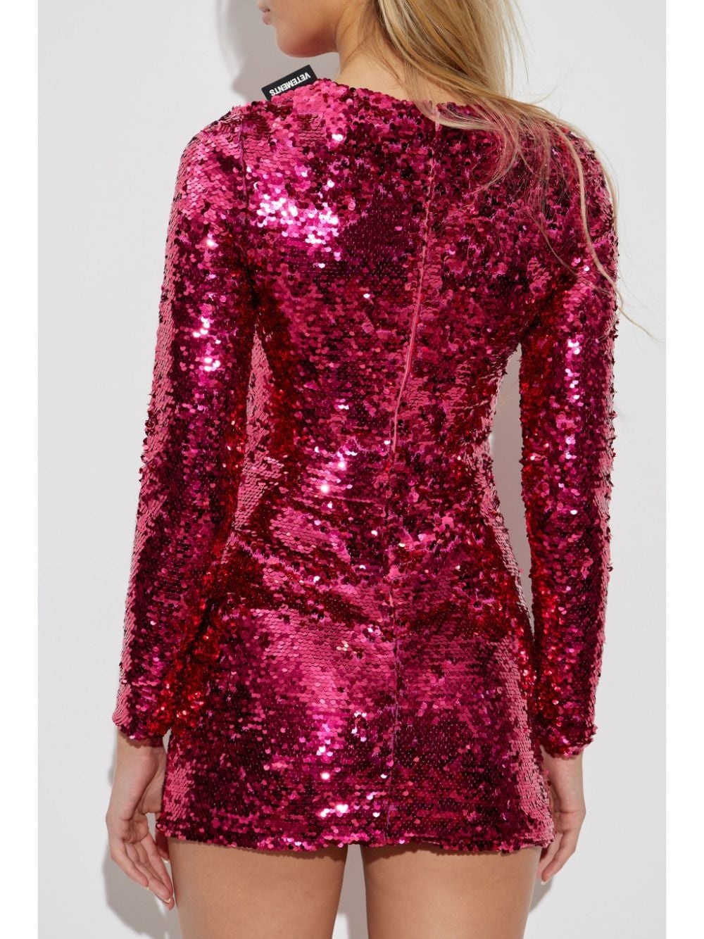 sequinned minidress - 4
