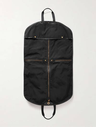 TOM FORD Leather-Trimmed Nylon Suit Carrier outlook