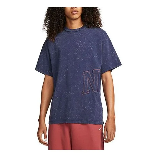 (WMNS) Nike Fadeaway T-shirt 'Midnight Navy' DX5835-410 - 1