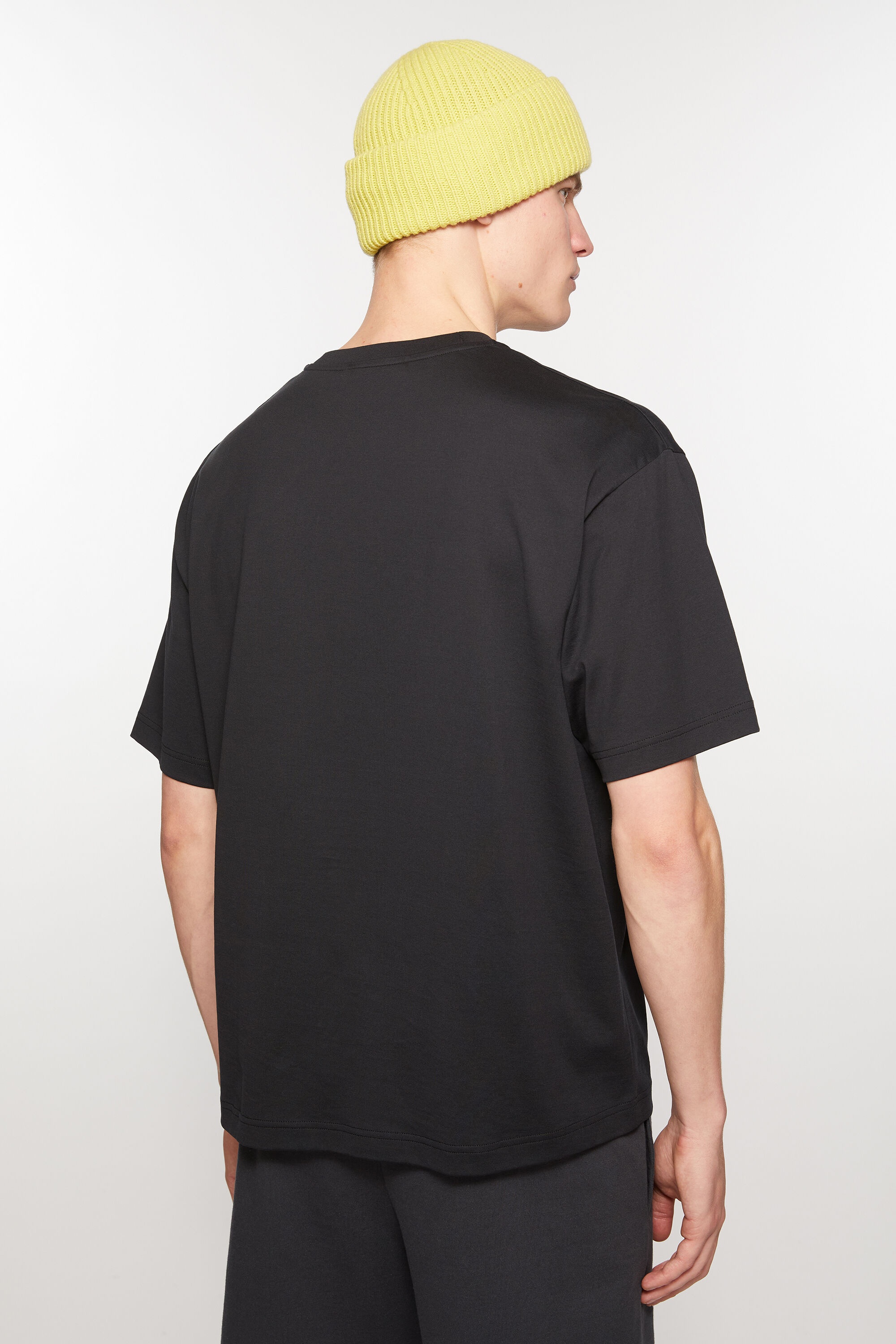Face logo t-shirt - Relaxed fit - Black - 3