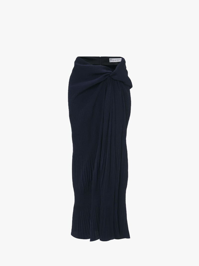 DRAPED MIDI SKIRT 1