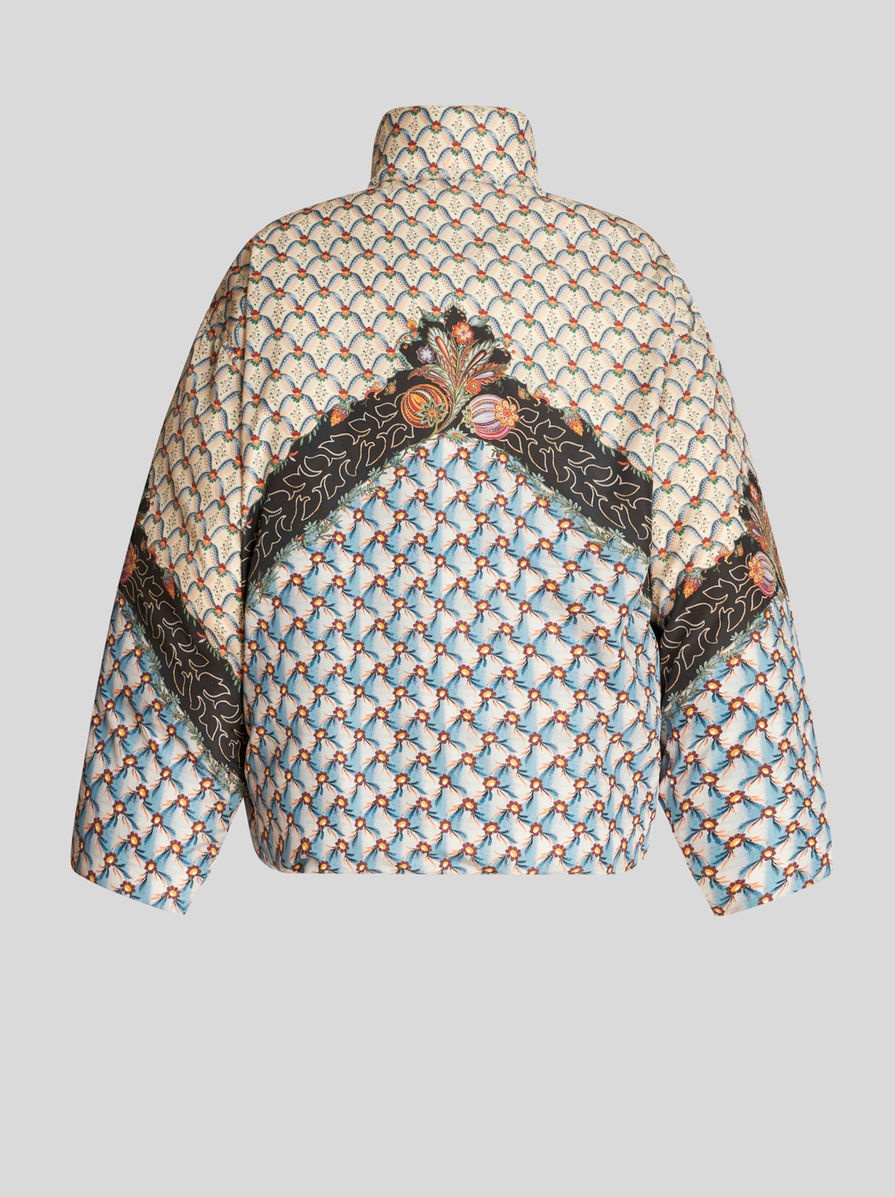 SHORT DOWN JACKET WITH PRINT - 5
