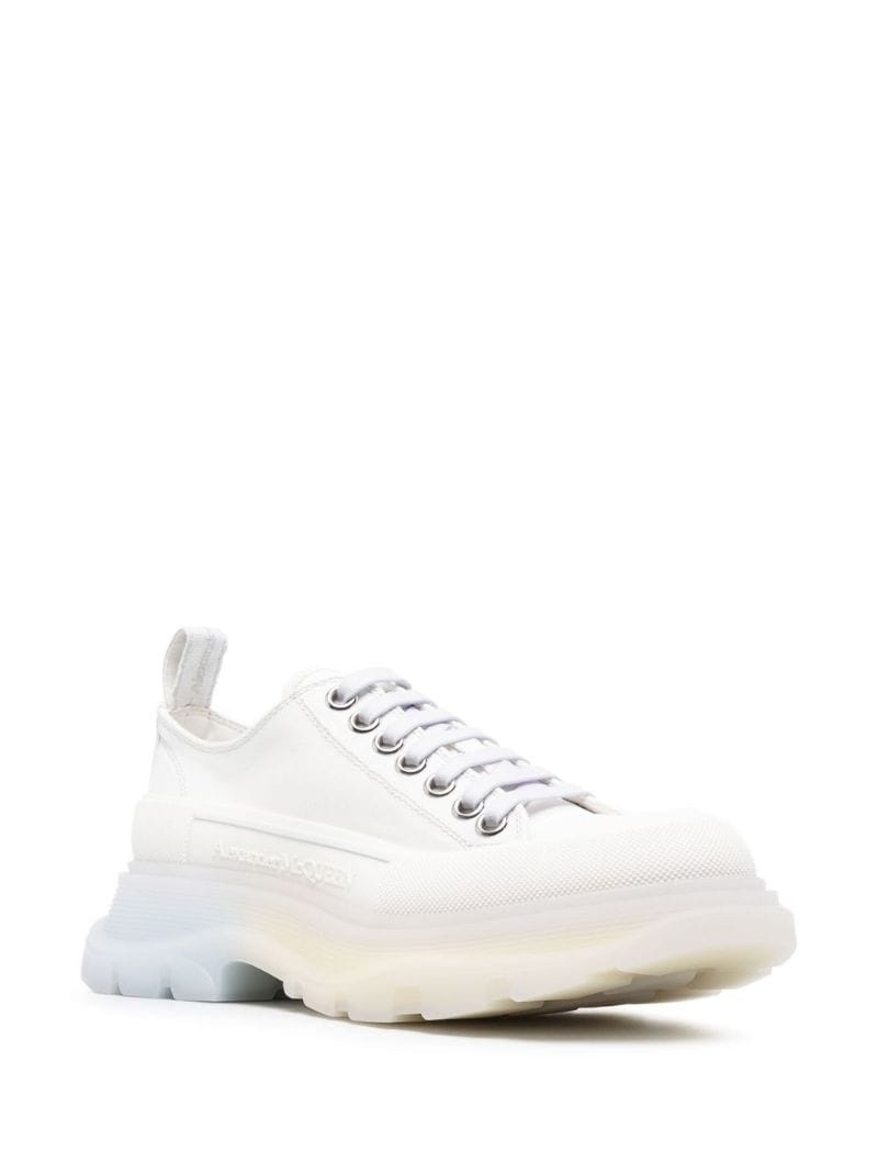 Alexander McQueen lace-up canvas shoes outlook