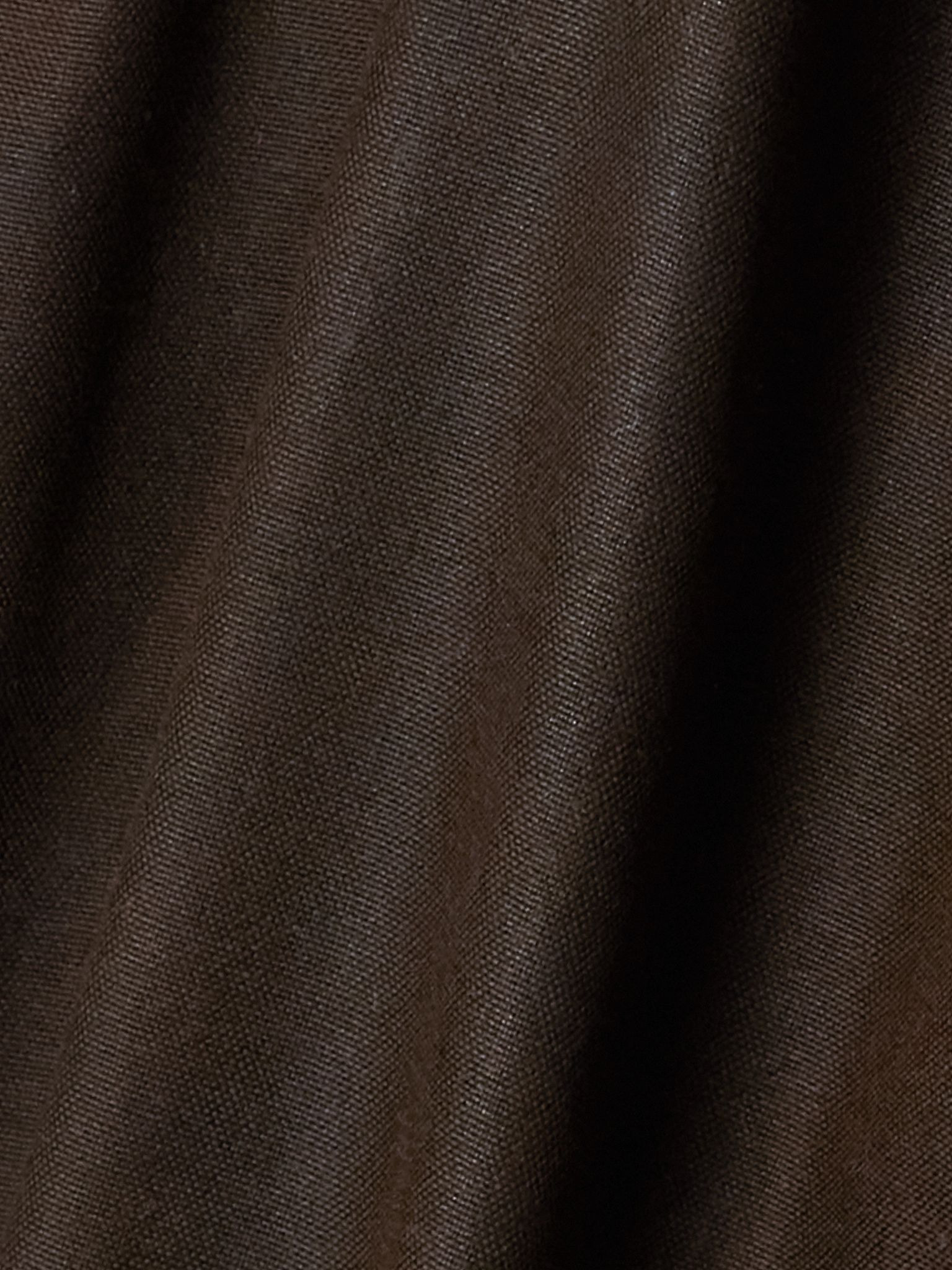 Oversized corduroy-trimmed waxed organic cotton jacket Brown - 5
