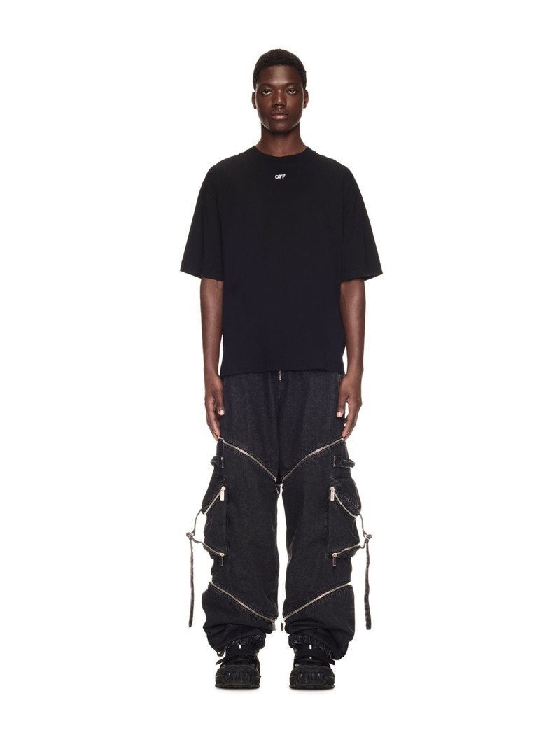 Off-White Zip Denim Cargo Pant outlook
