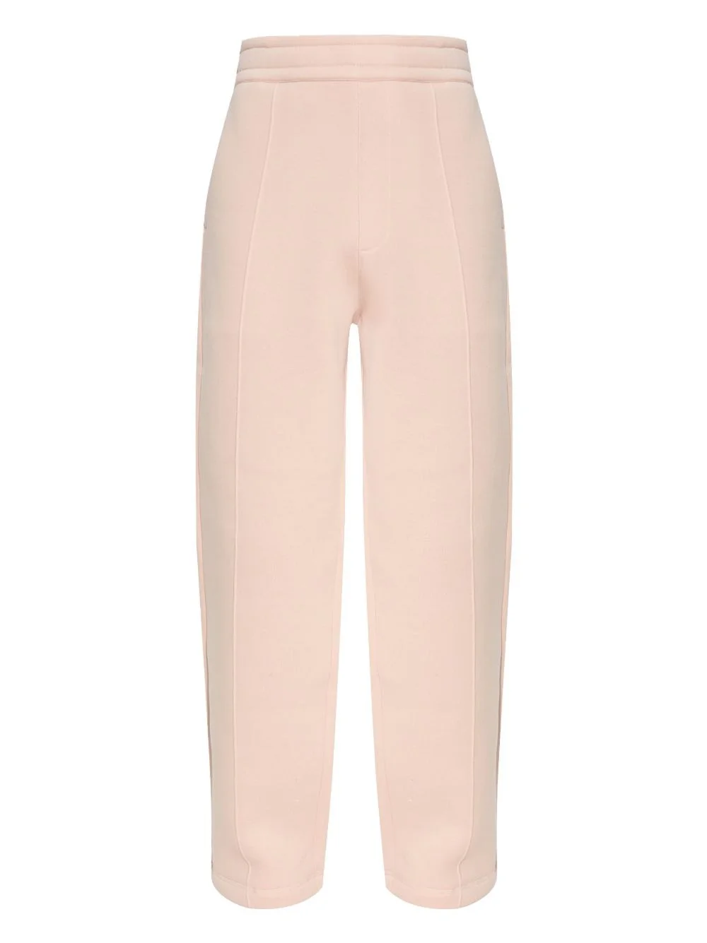 heart-embroidered side-seam sweatpants - 1