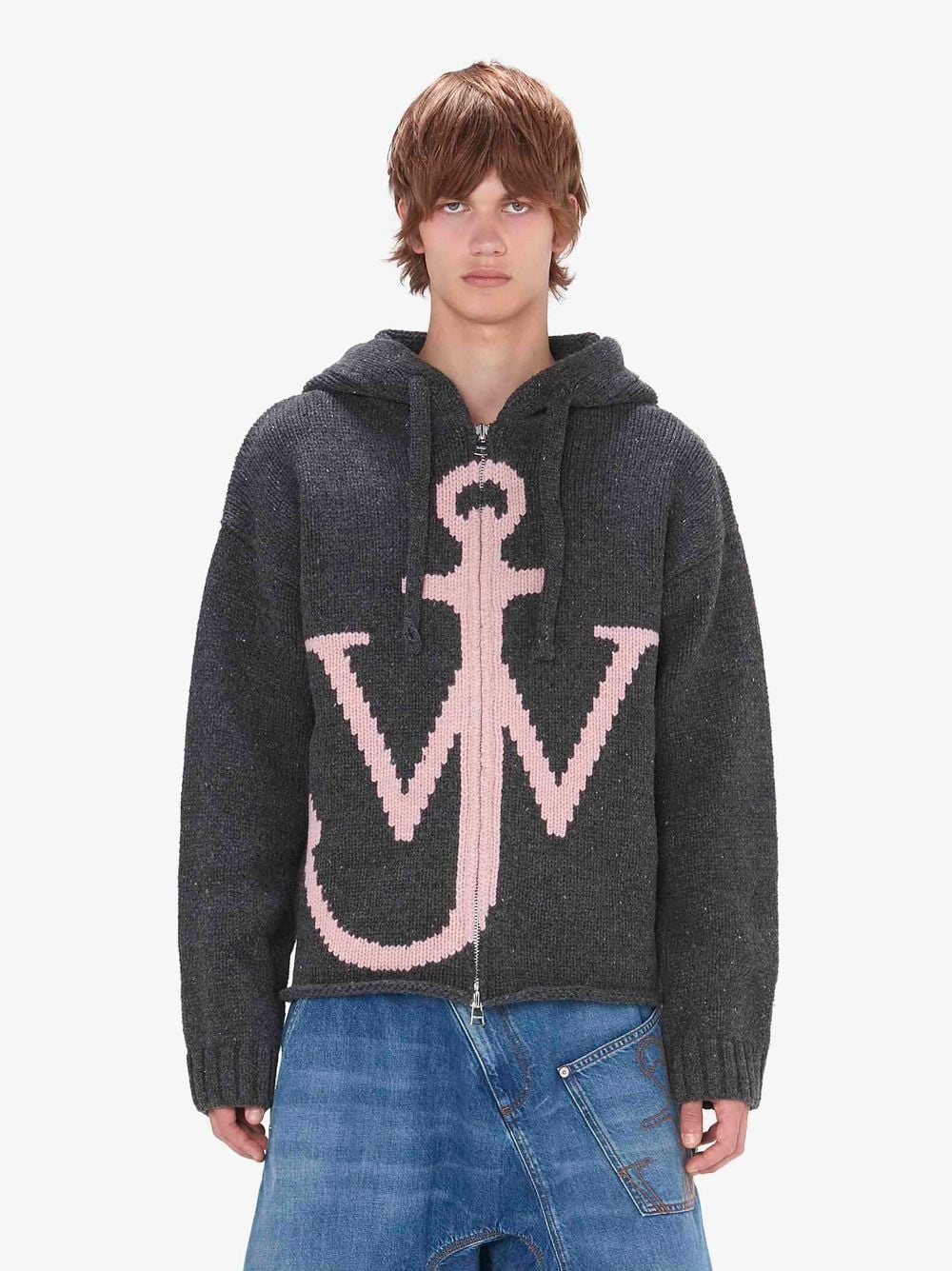 ZIP FRONT ANCHOR HOODIE - 2