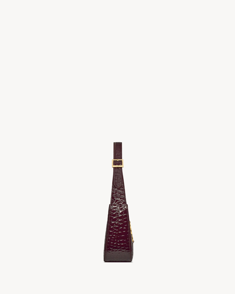 LE 5 À 7 IN CROCODILE-EMBOSSED PATENT LEATHER 3