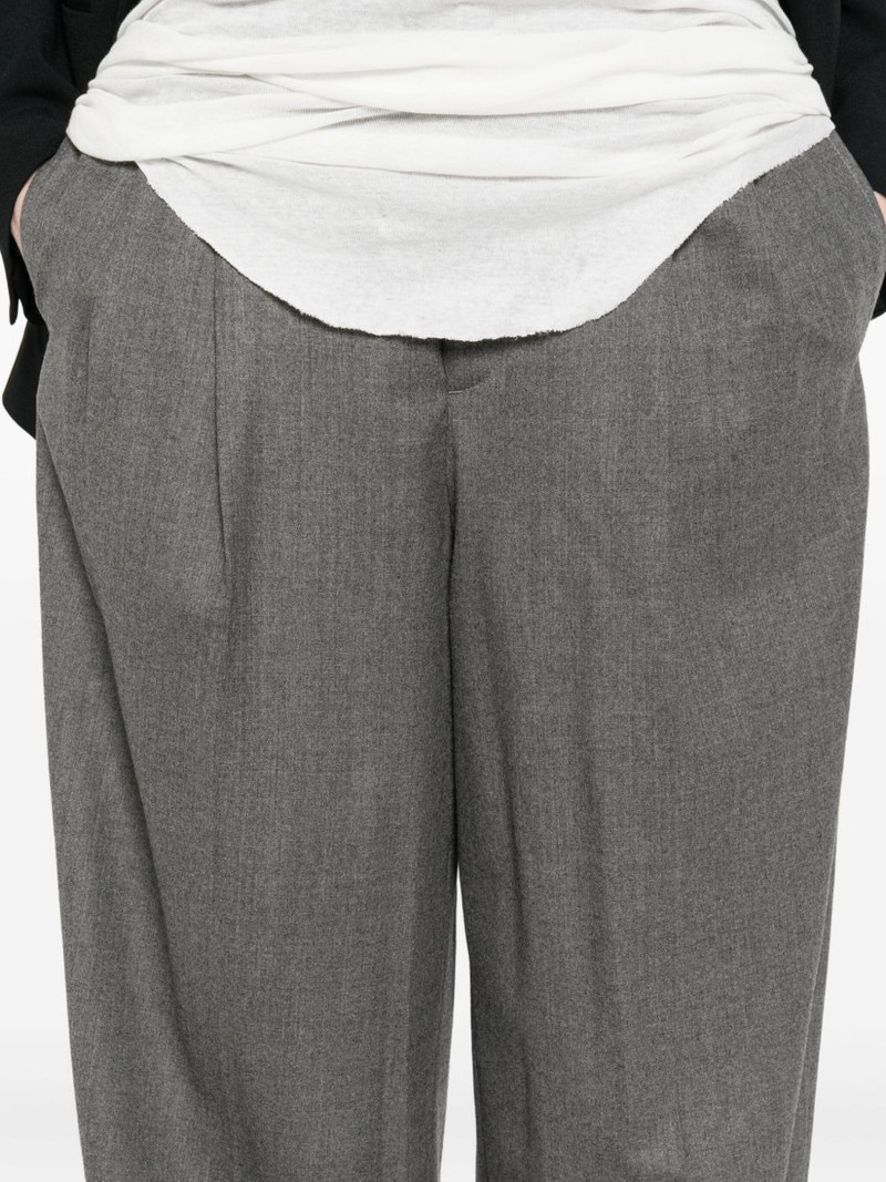 pleated-cuffed trousers 5