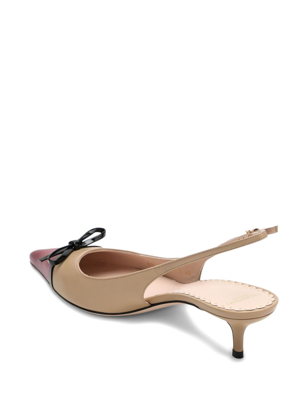 60mm slingback bow pumps - 3
