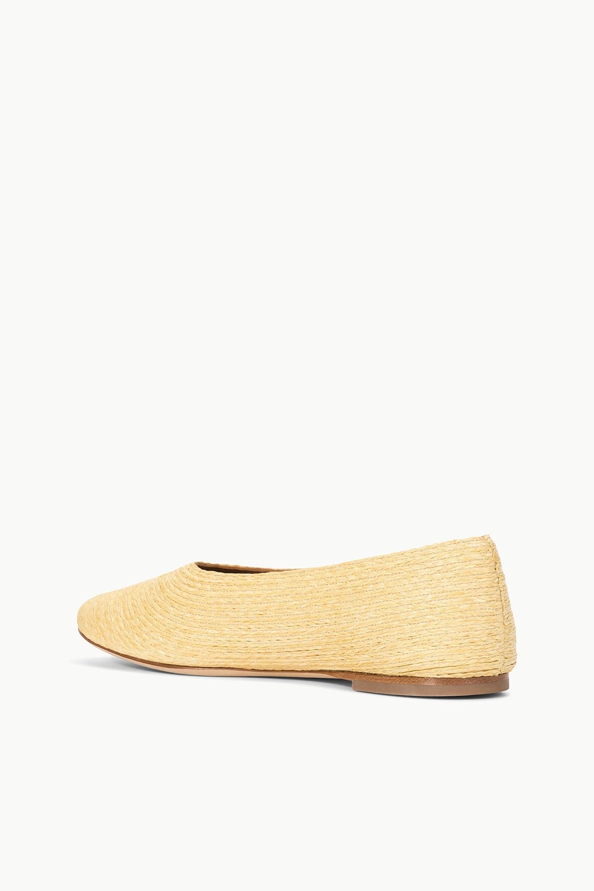 STAUD ALBA BALLET FLAT NATURAL RAFFIA - 4