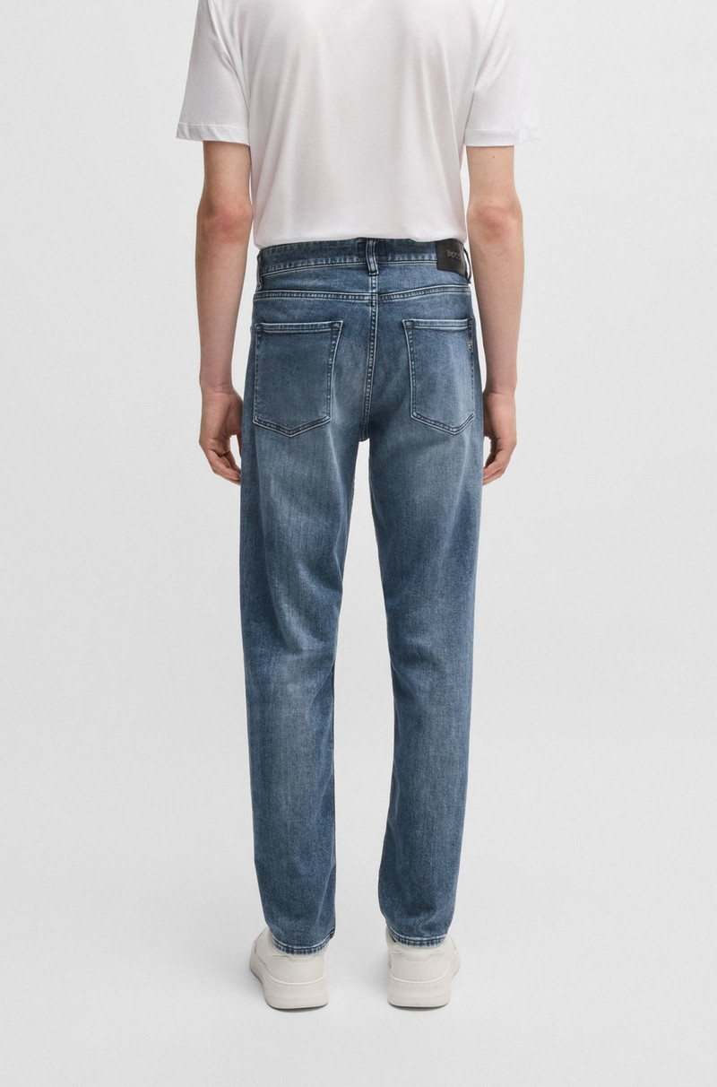 MAINE REGULAR-FIT JEANS IN SUPER-SOFT BLUE DENIM 4
