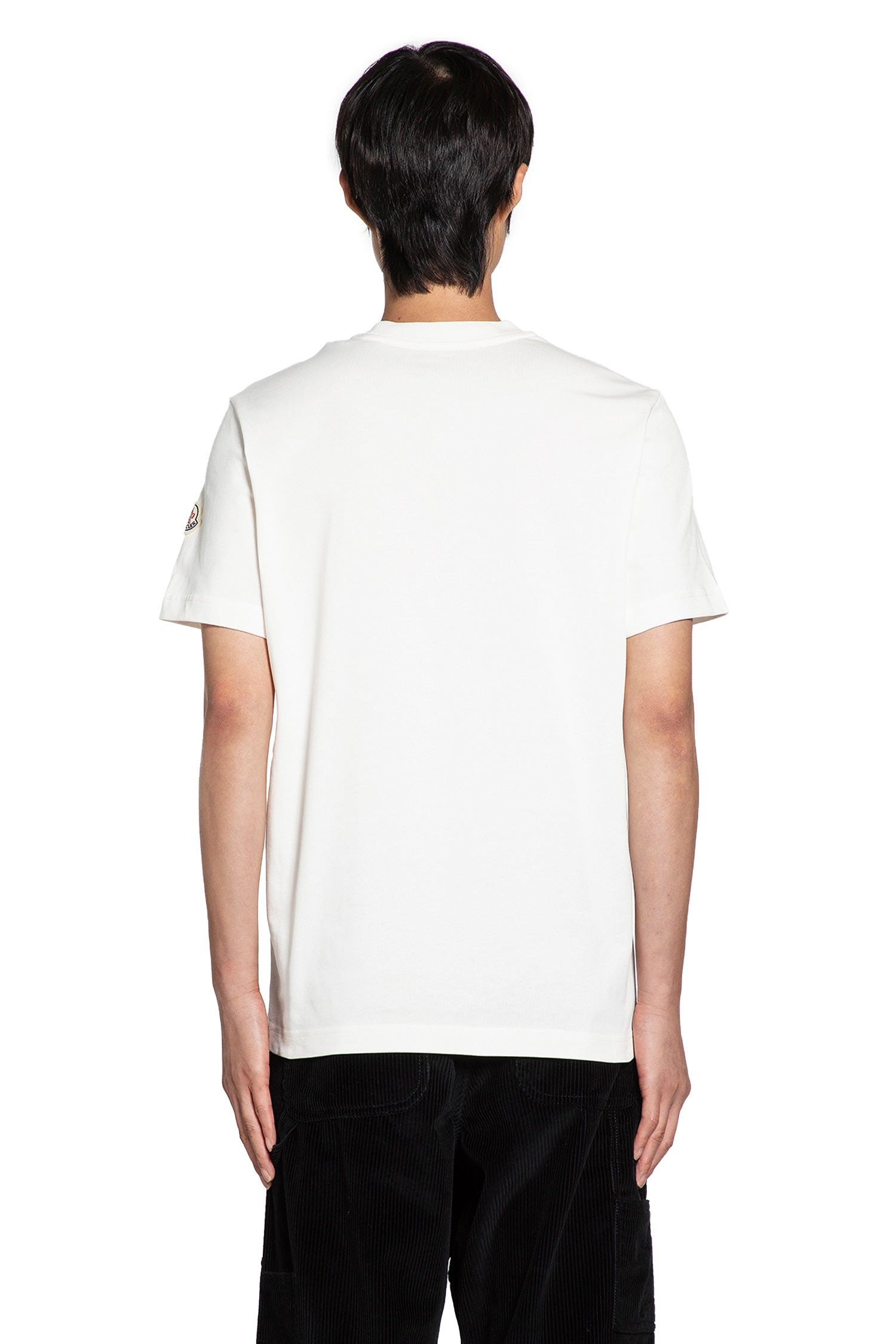 Embroidered Tricolour Logo Cotton T-shirt - 3