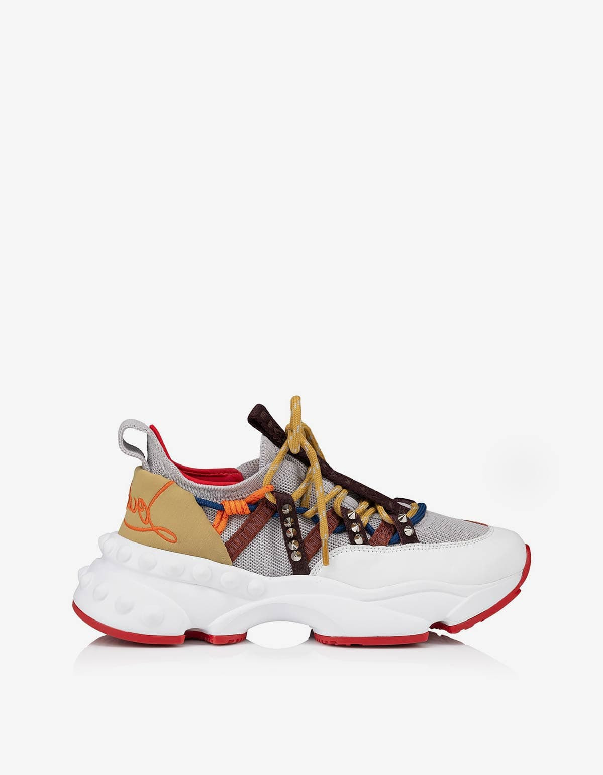 Christian Louboutin Trailnrun Grey Running Trainers - 3