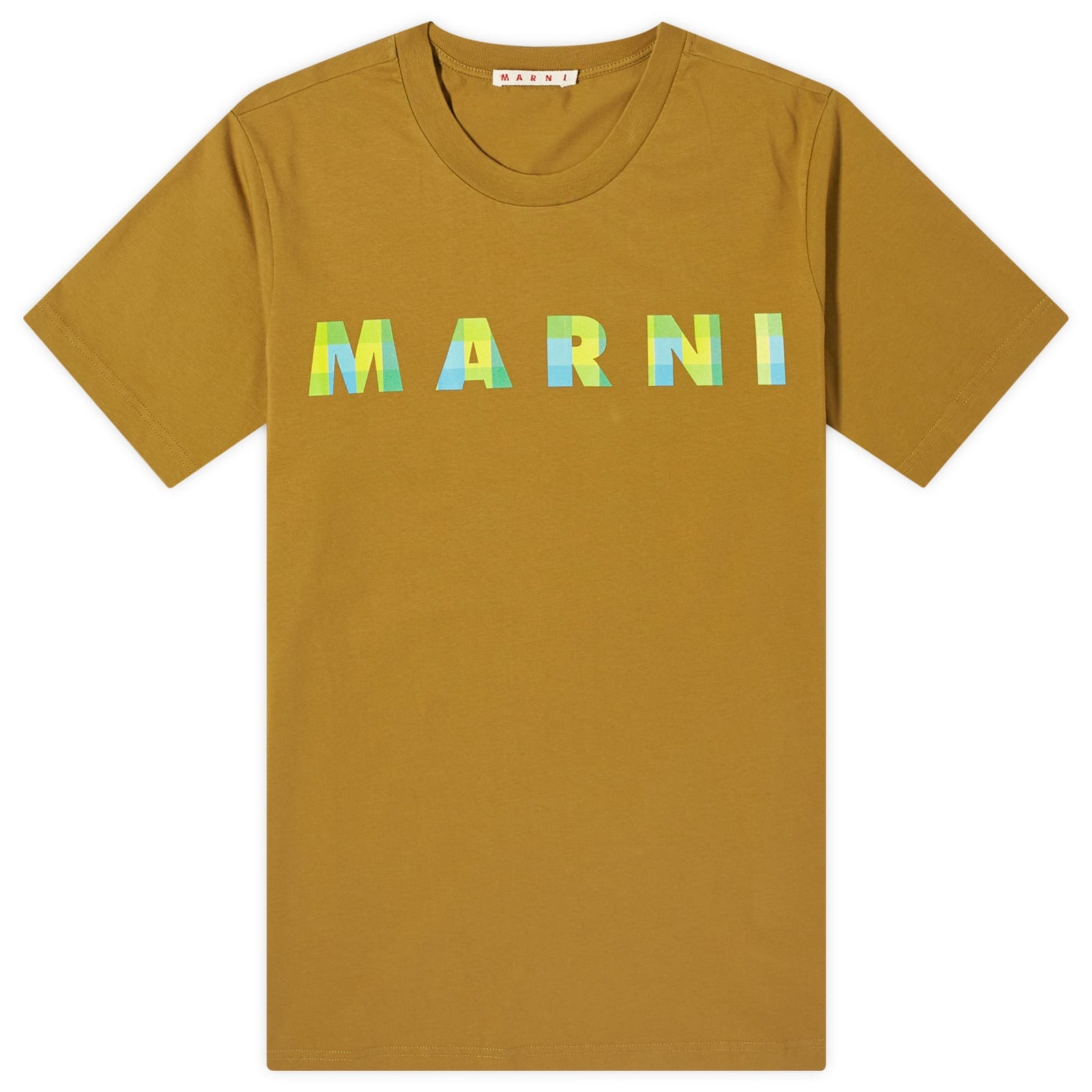 Marni Gingham Logo T-Shirt - 1