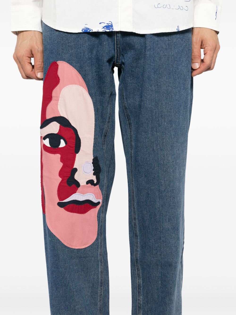 Face straight leg jeans - 5